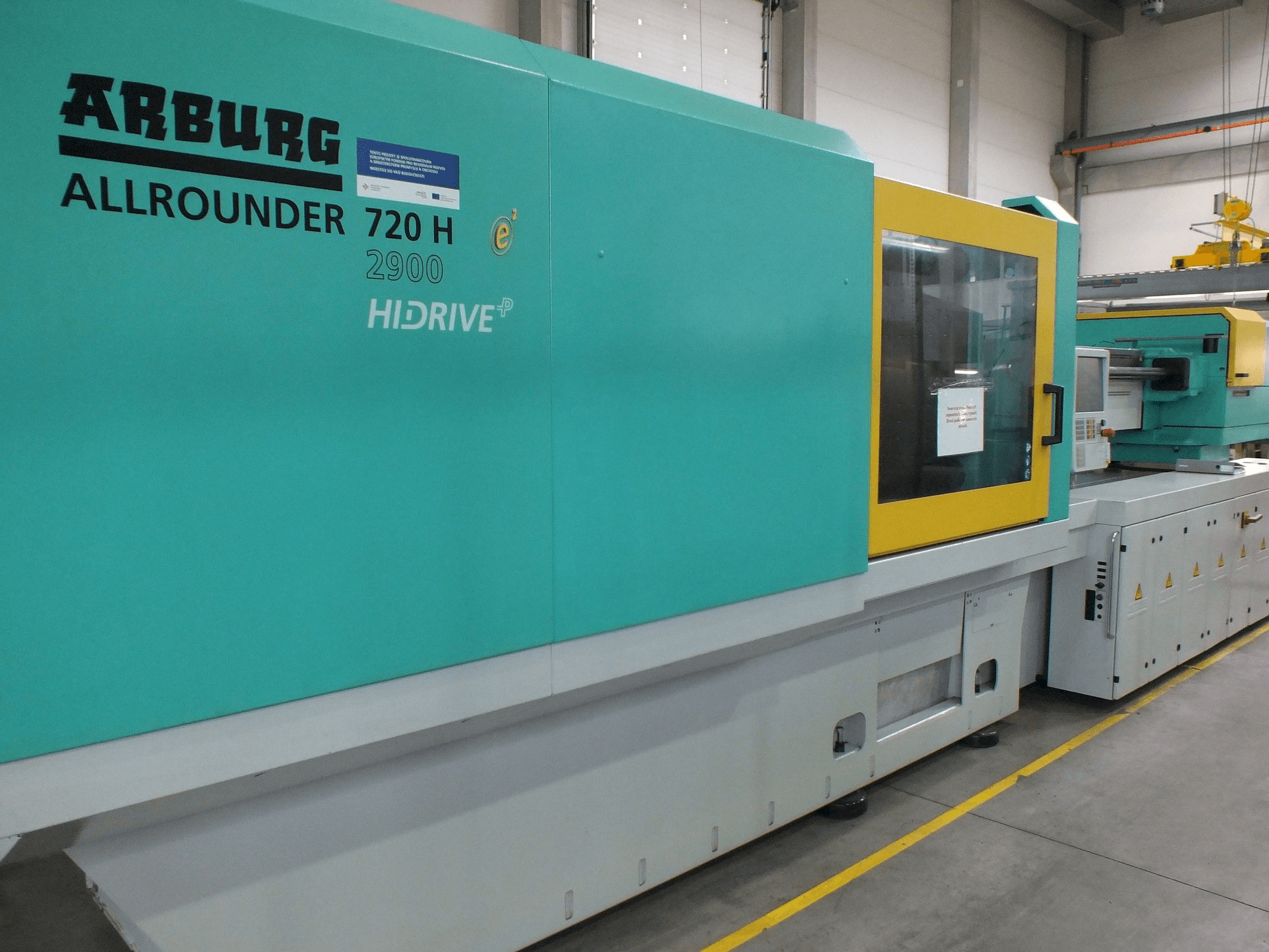 Front view of Arburg Allrounder H 2900-3200 Packaging machine