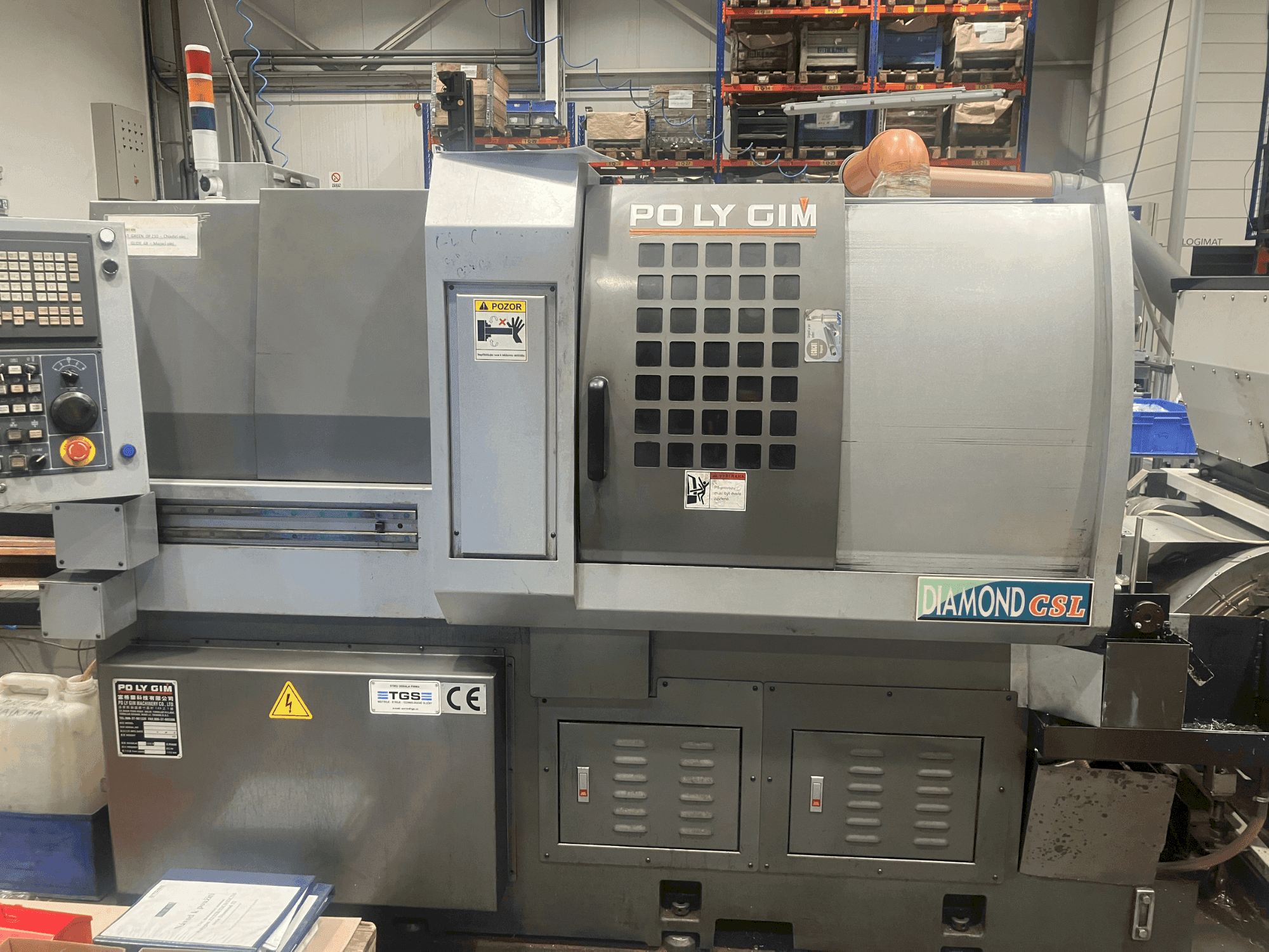 Front view of PO LY GIM Diamond 32CSL machine