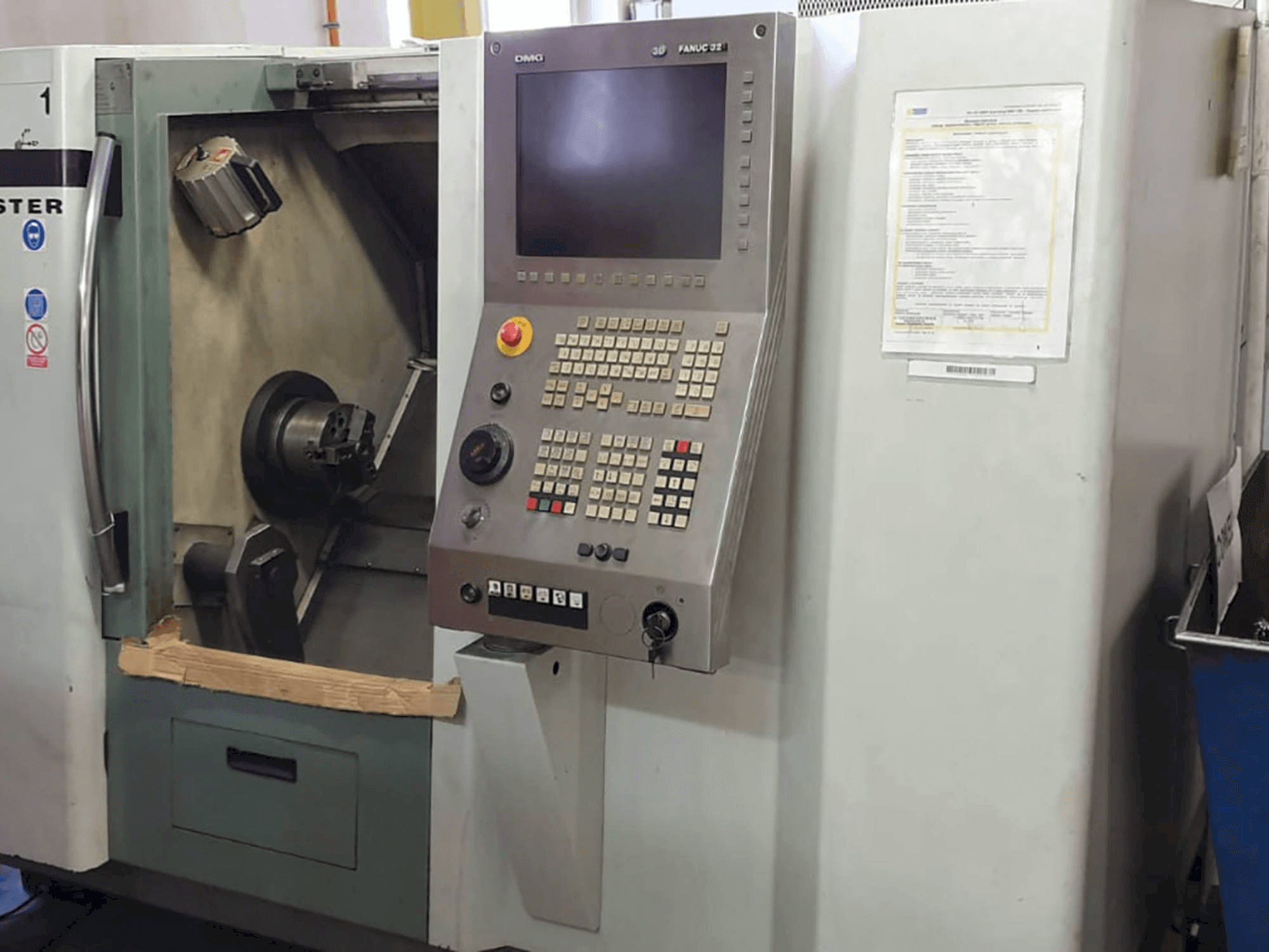 Front view of Gildemeister CTX 210 machine