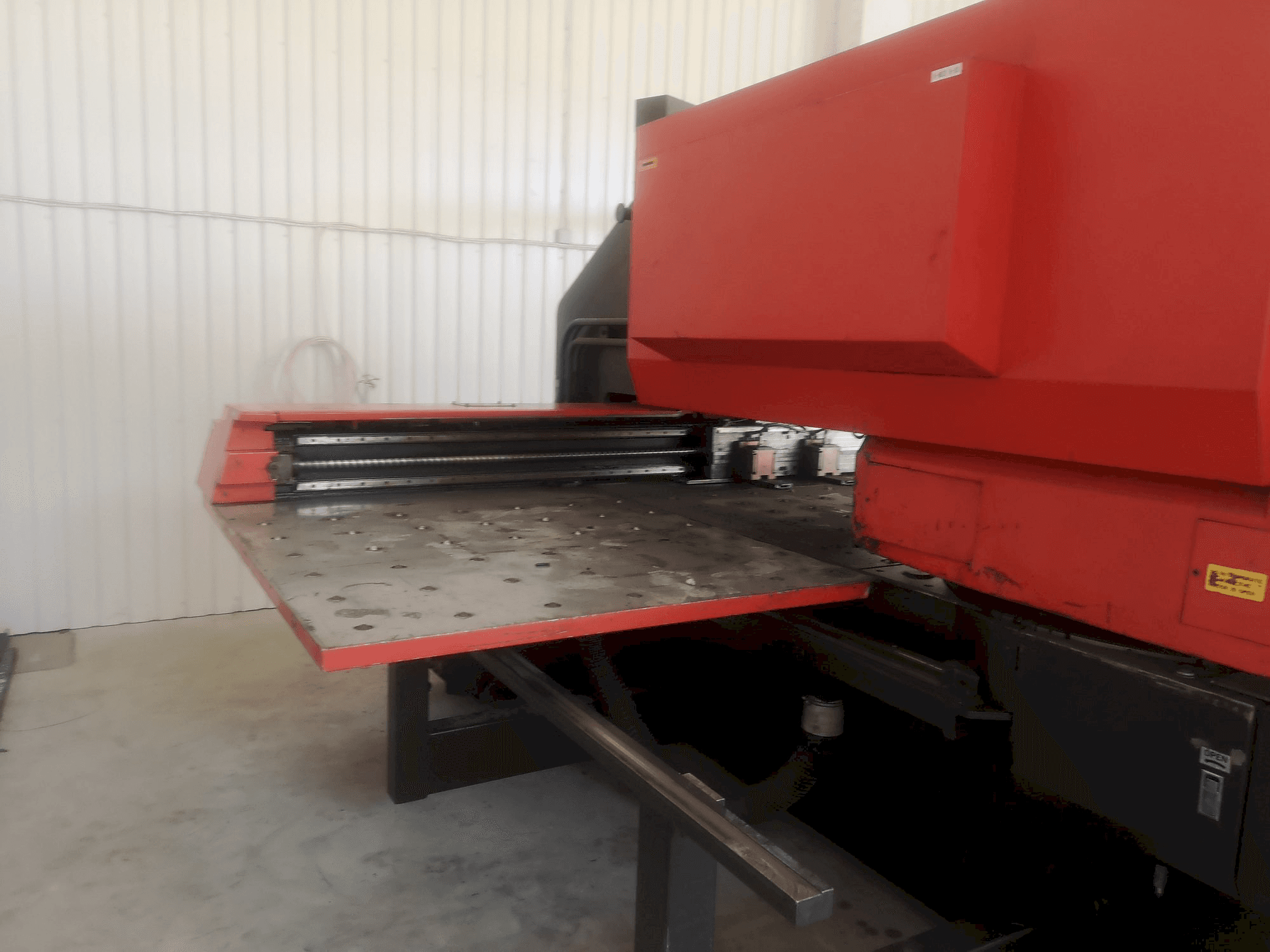 Front view of AMADA machine