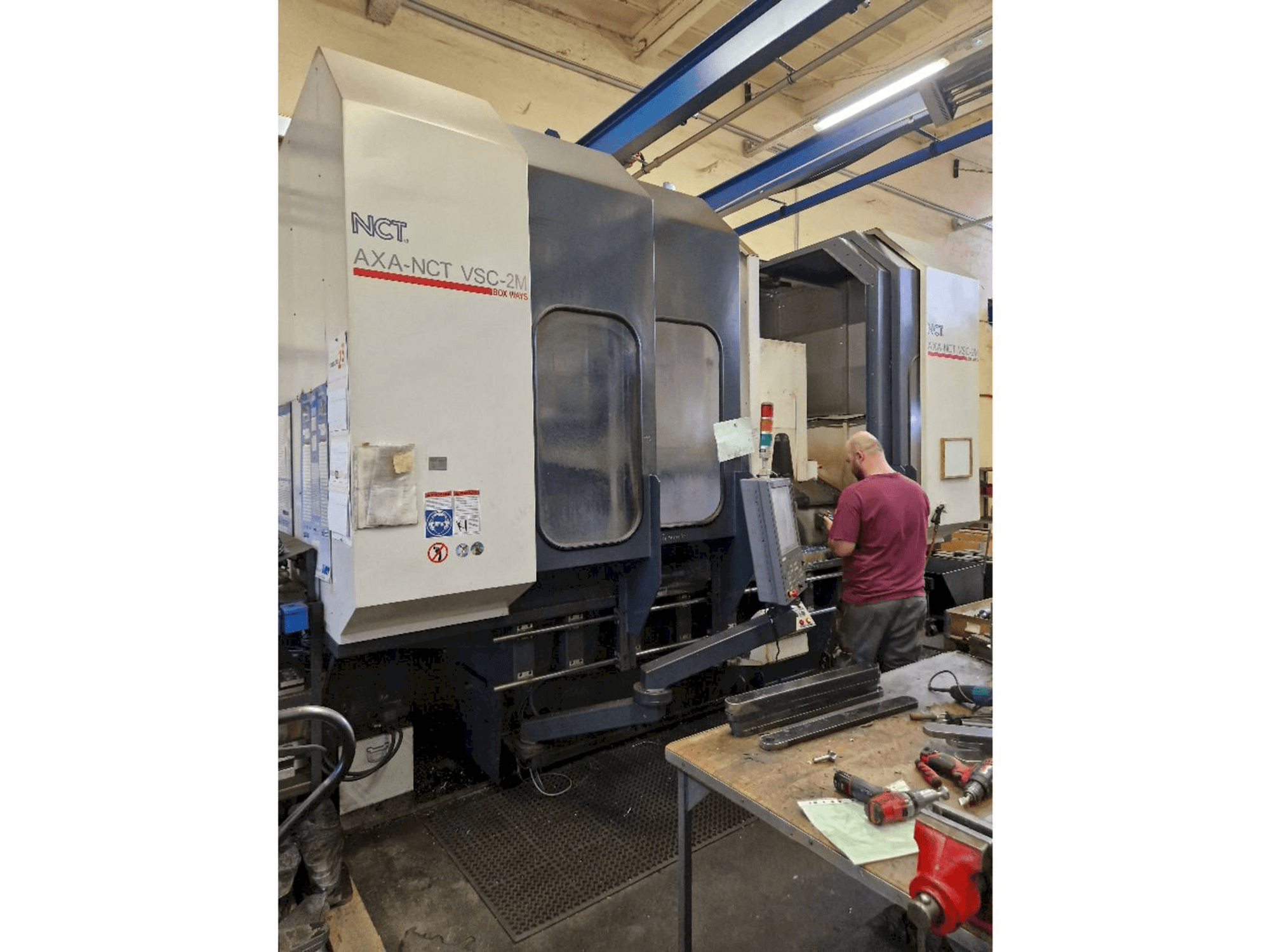 Front view of AXA NCT VSC-2M machine