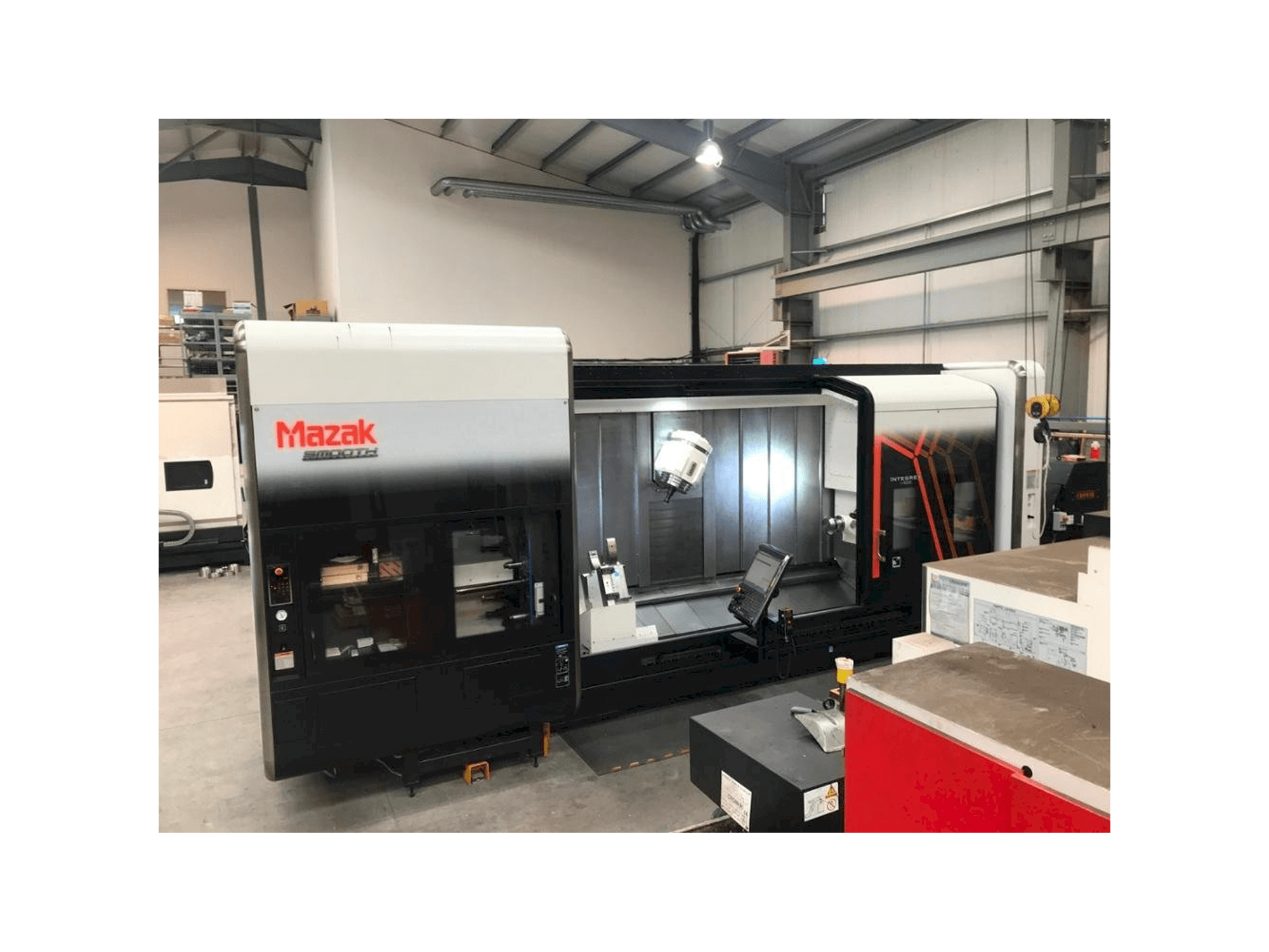 Front view of Mazak INTEGREX i-500 machine