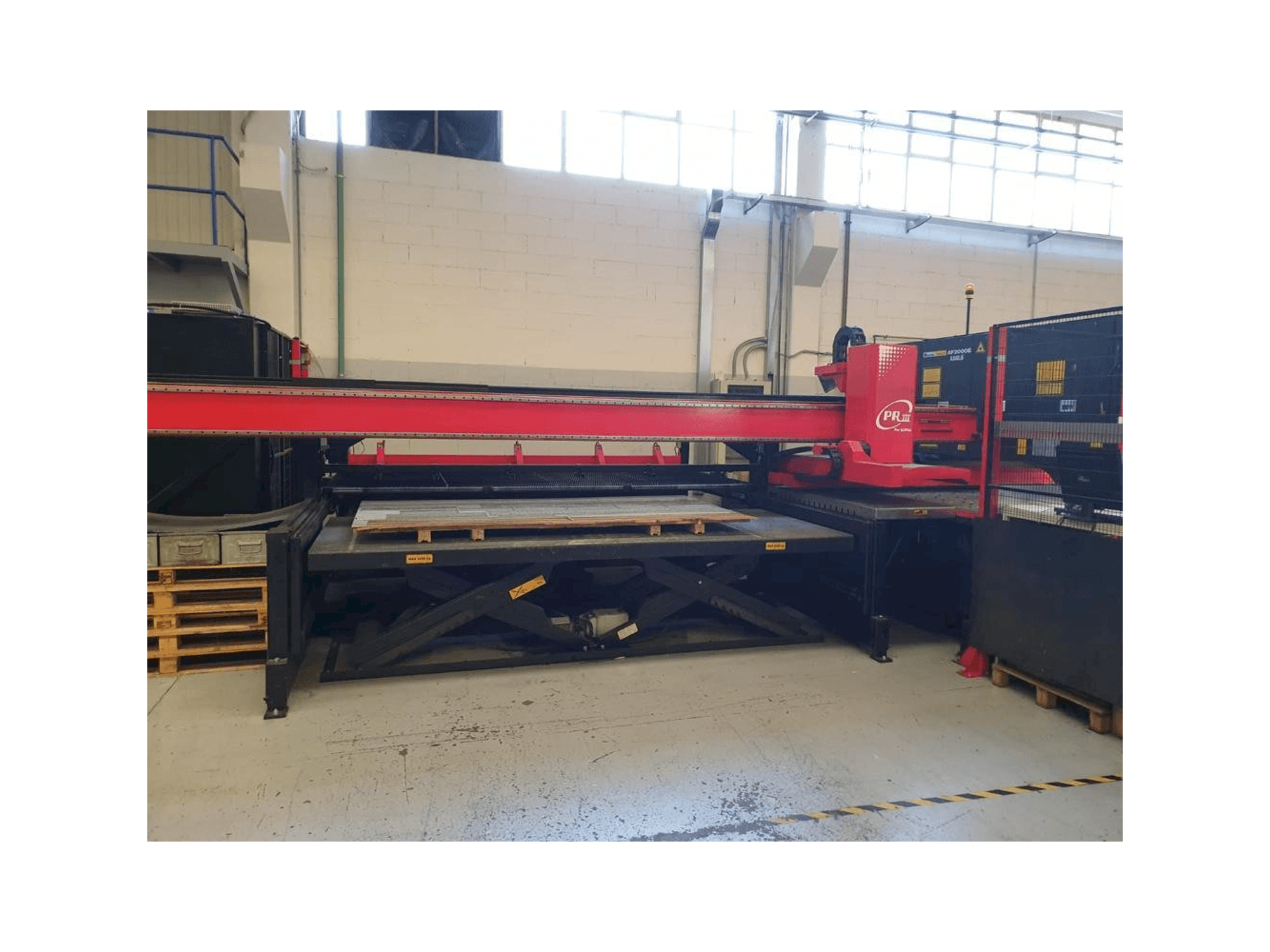 Front view of AMADA LC 2415 ALFA IV machine