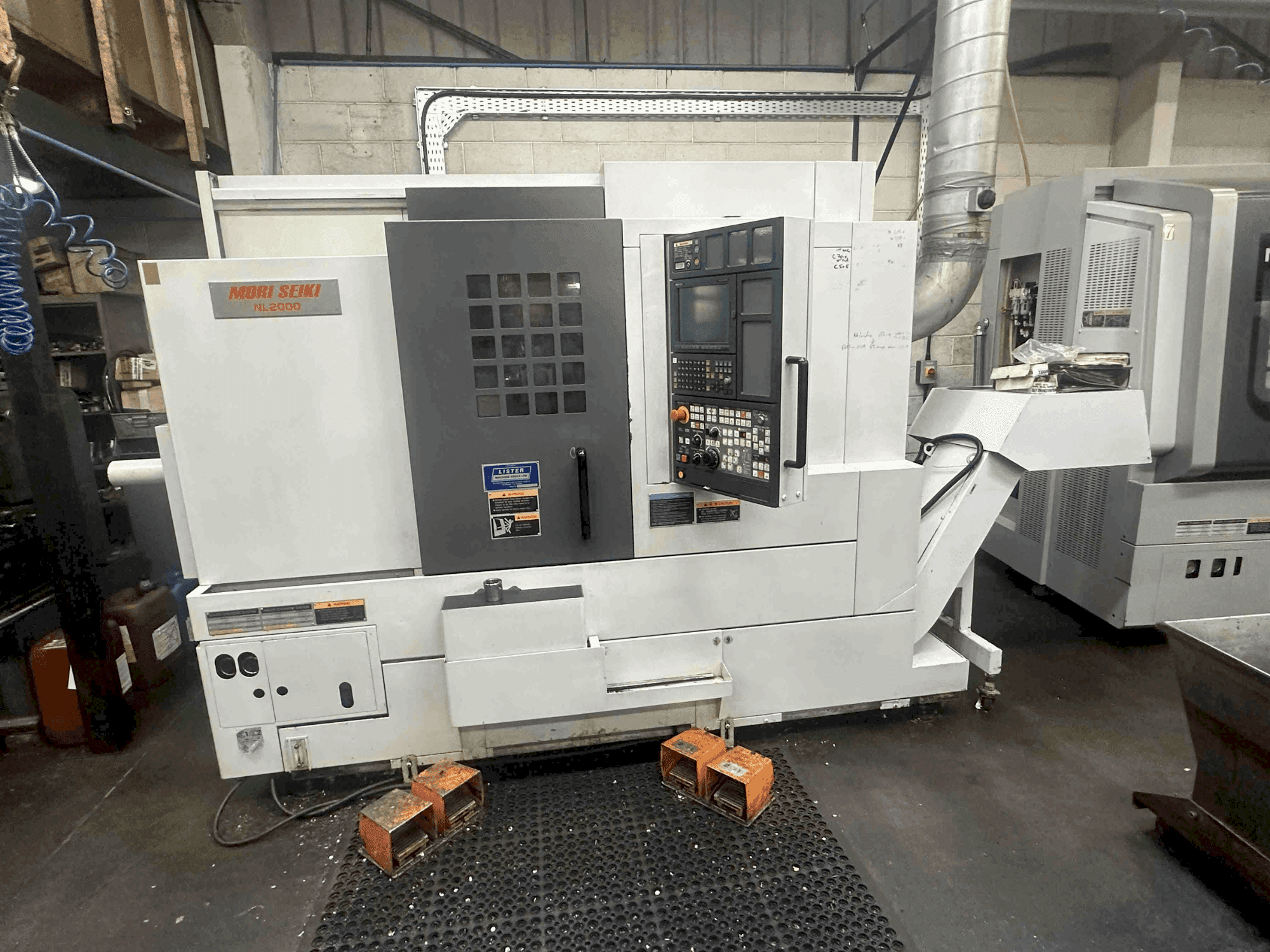 Front view of MORI SEIKI NL2000SY/500 machine