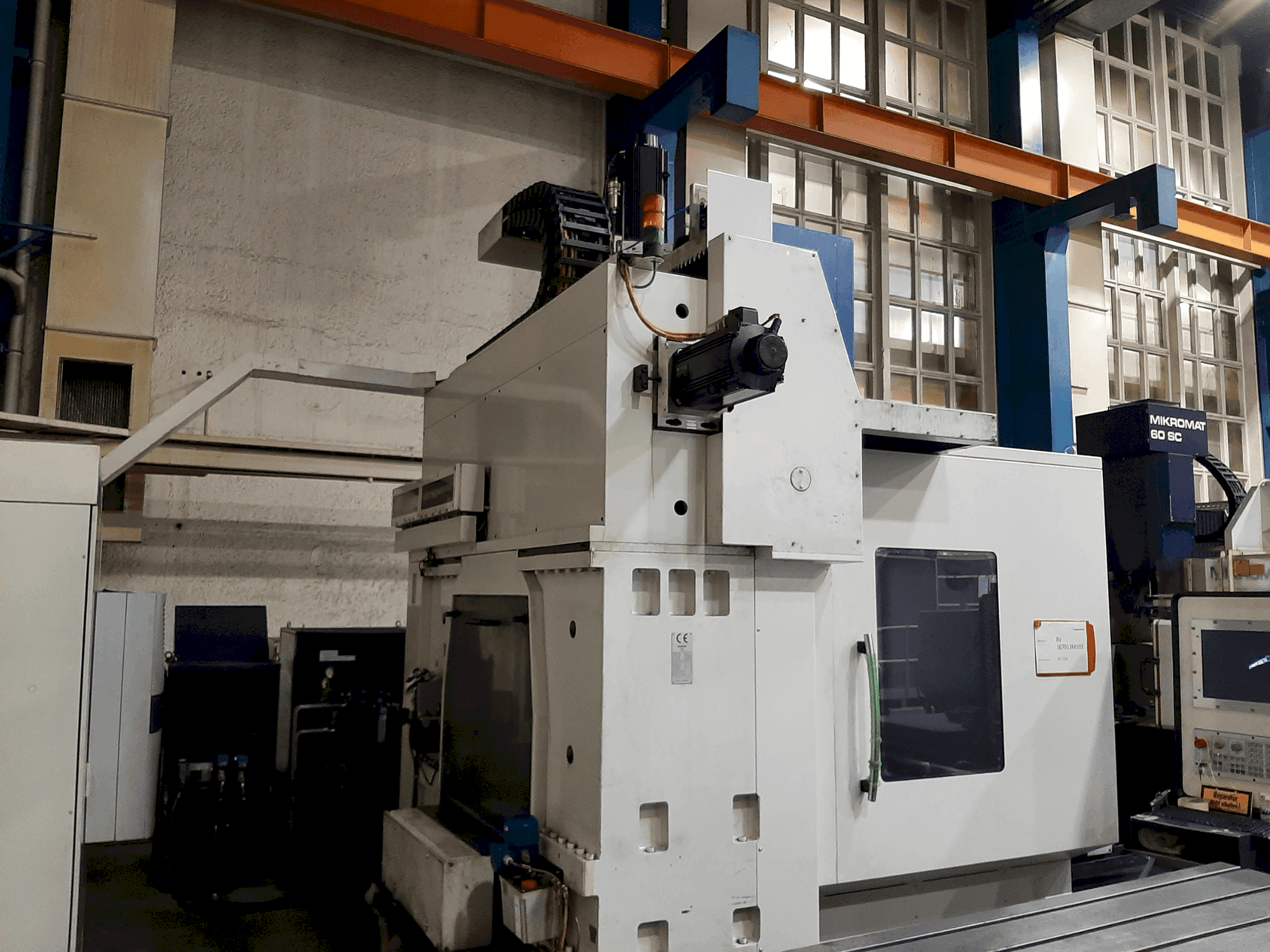 Front view of MIKROMAT 8V machine