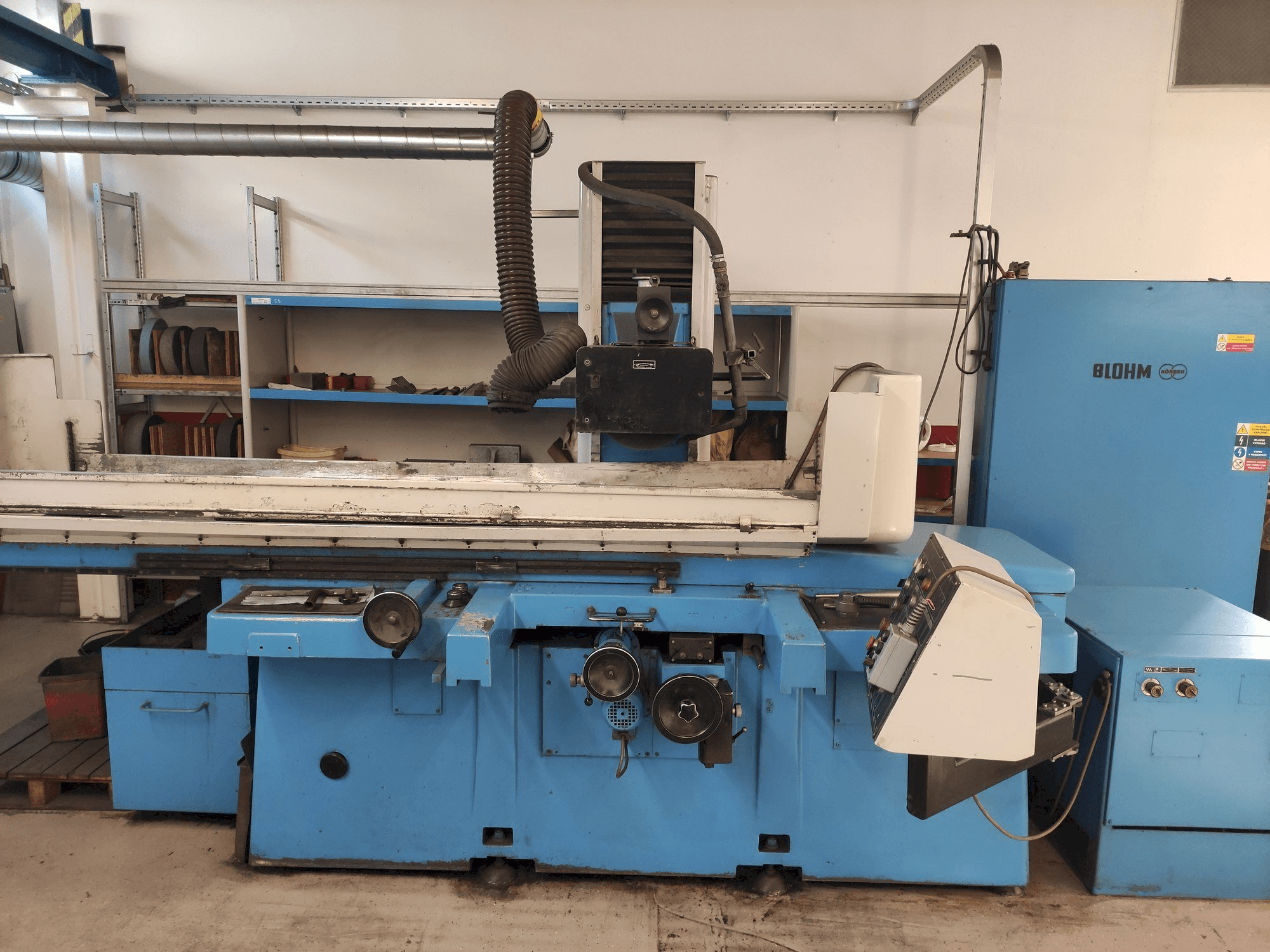 Front view of BLOHM HFS 512 machine