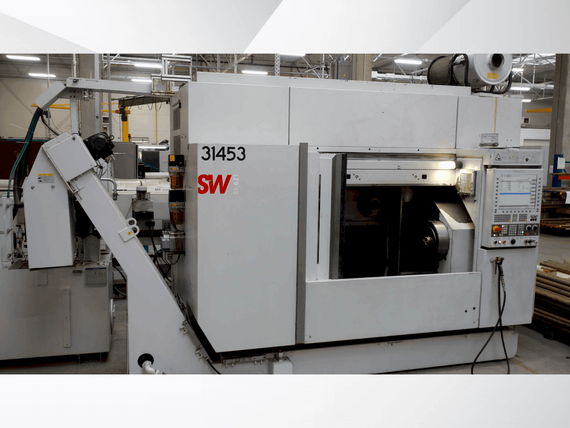 Front view of SW BX 621 machine