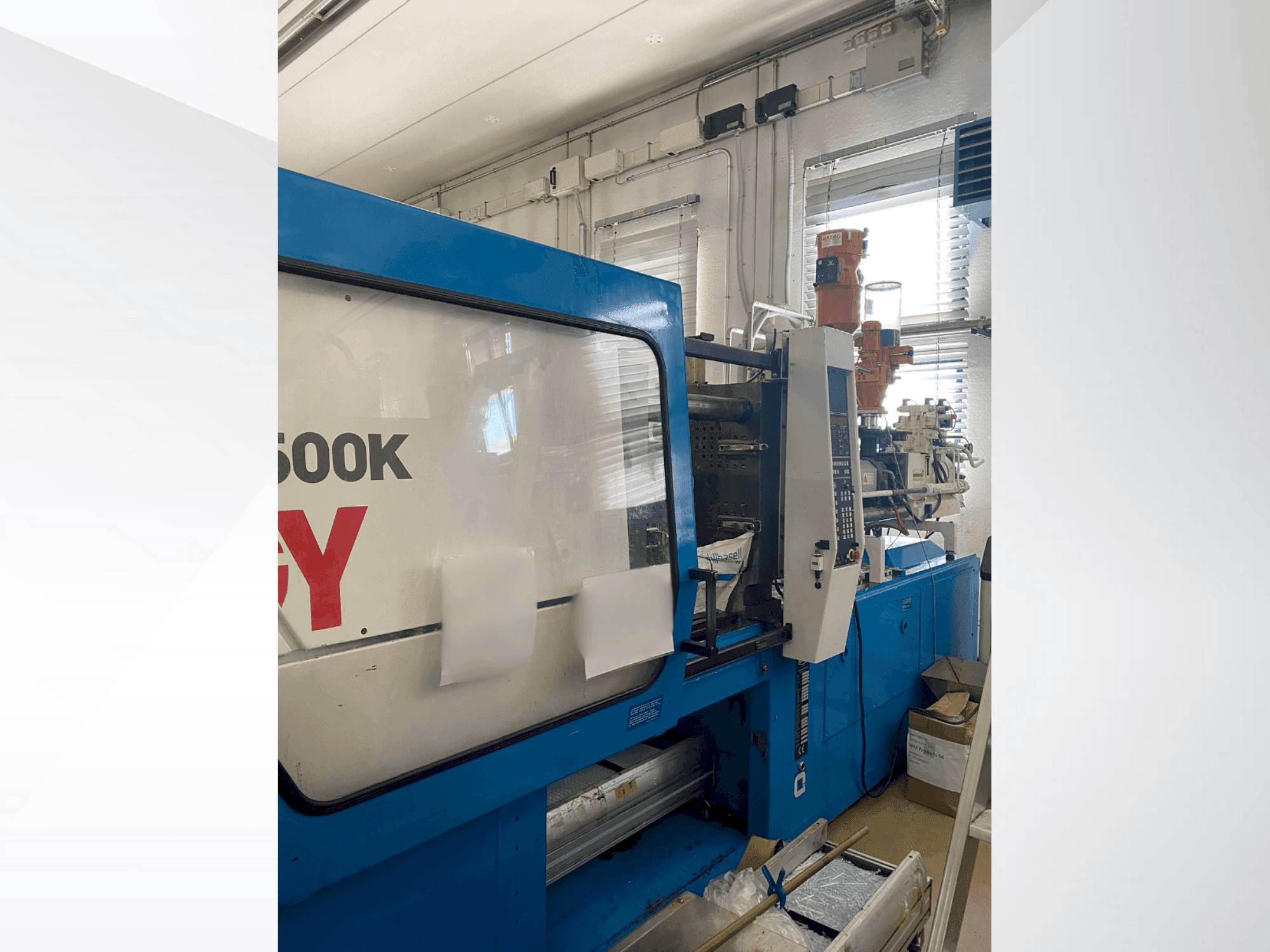 Front view of Netstal S-1500K-460 machine