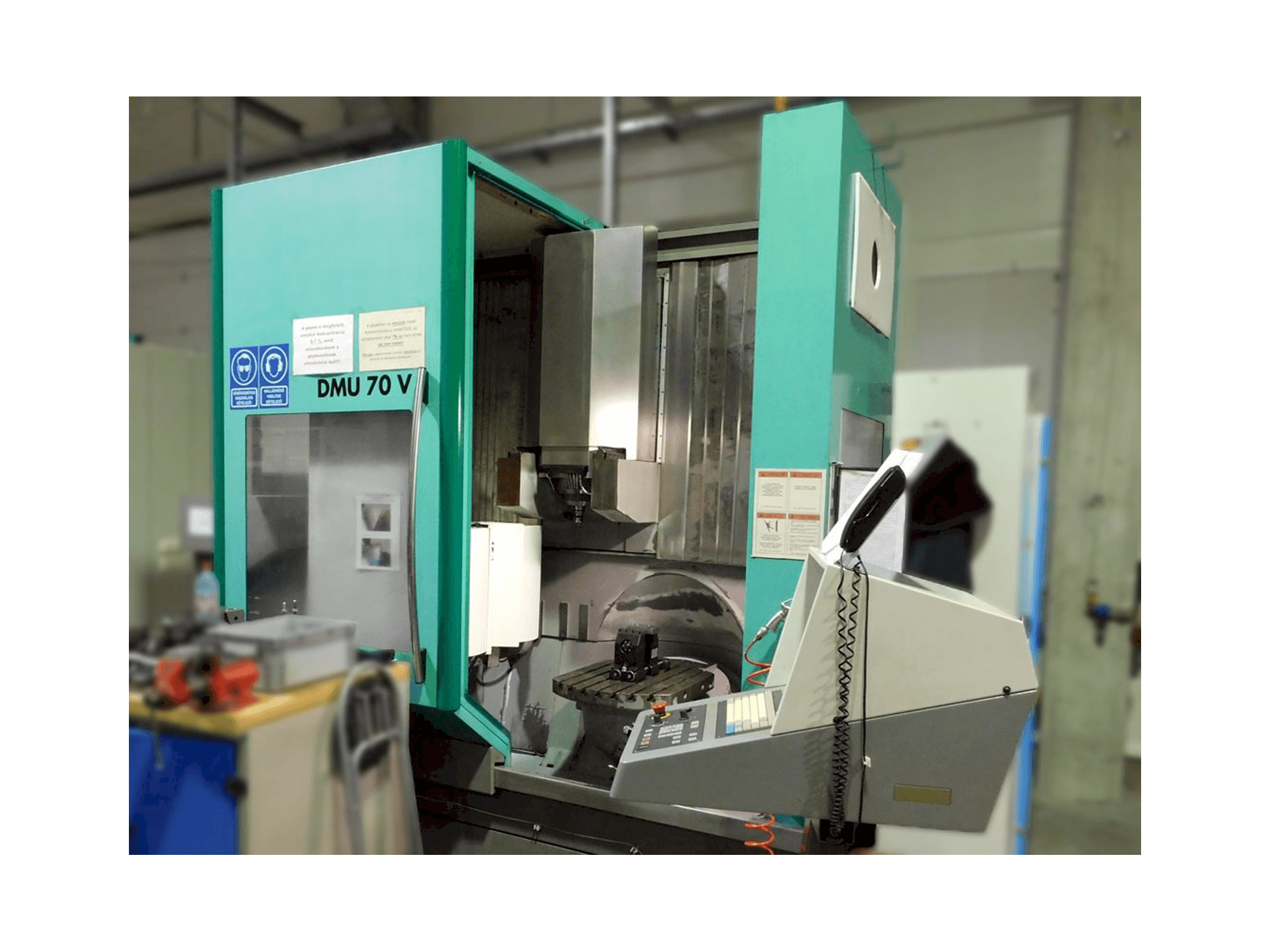 Front view of DMG DMU 70 V machine