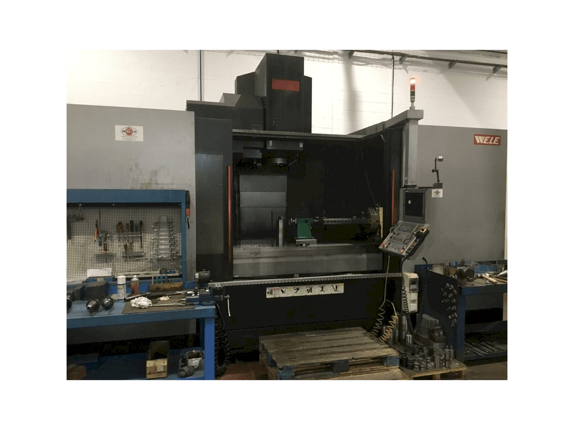 Front view of Wele AA2090 machine