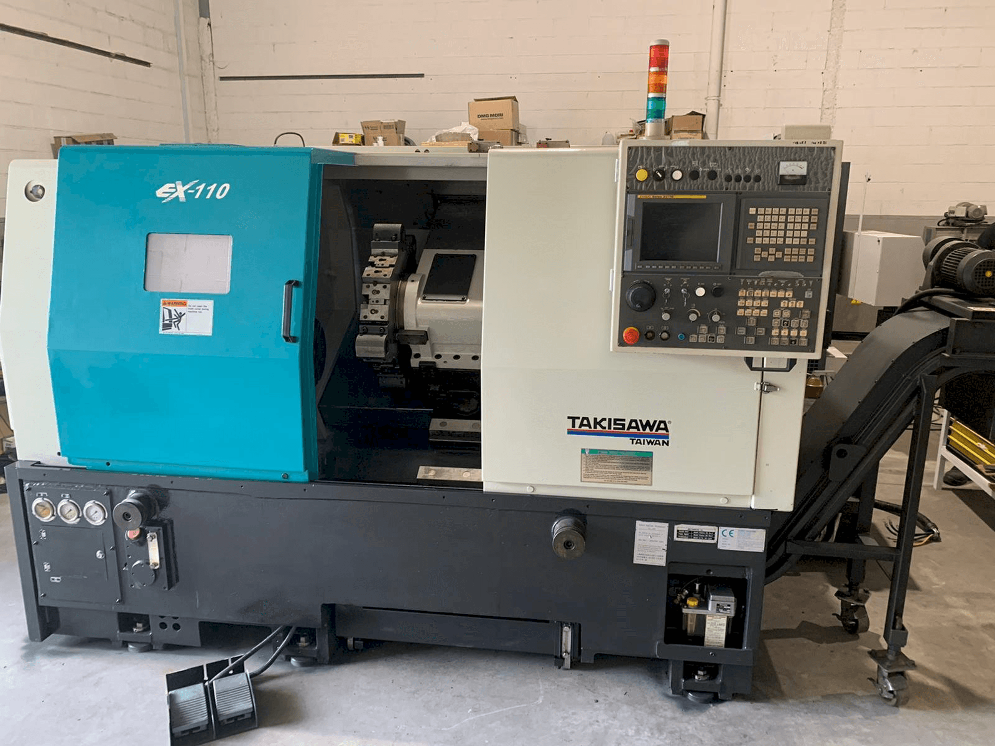 Front view of Takisawa EX-110 machine