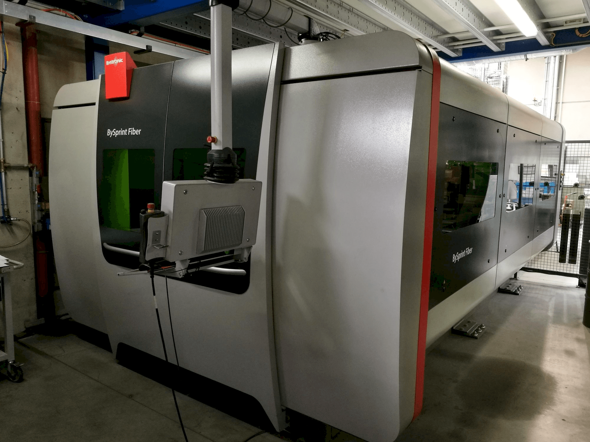Front view of Bystronic BySprint Fiber 3015 machine