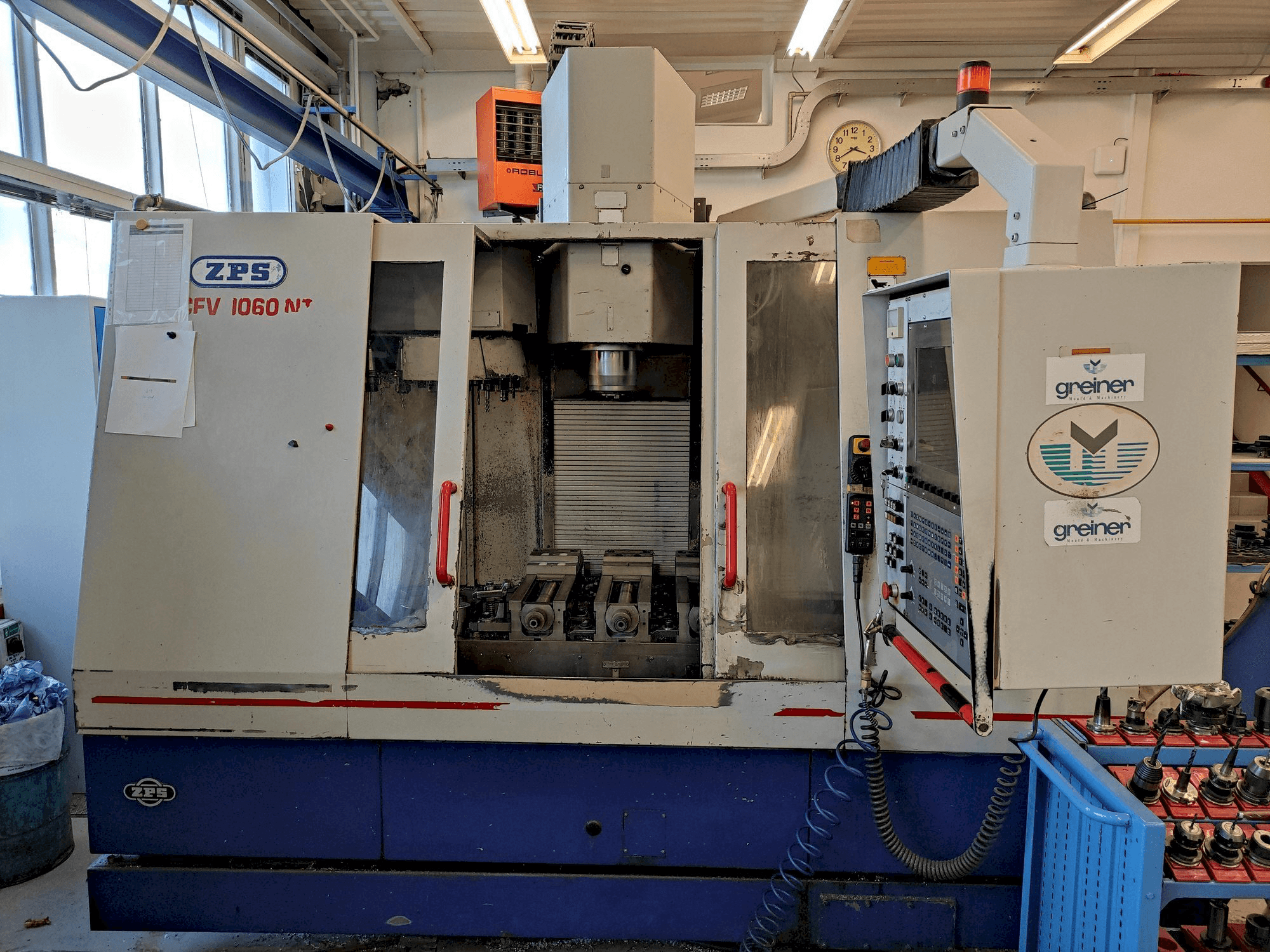 Front view of ZPS MCFV 1060 NT machine