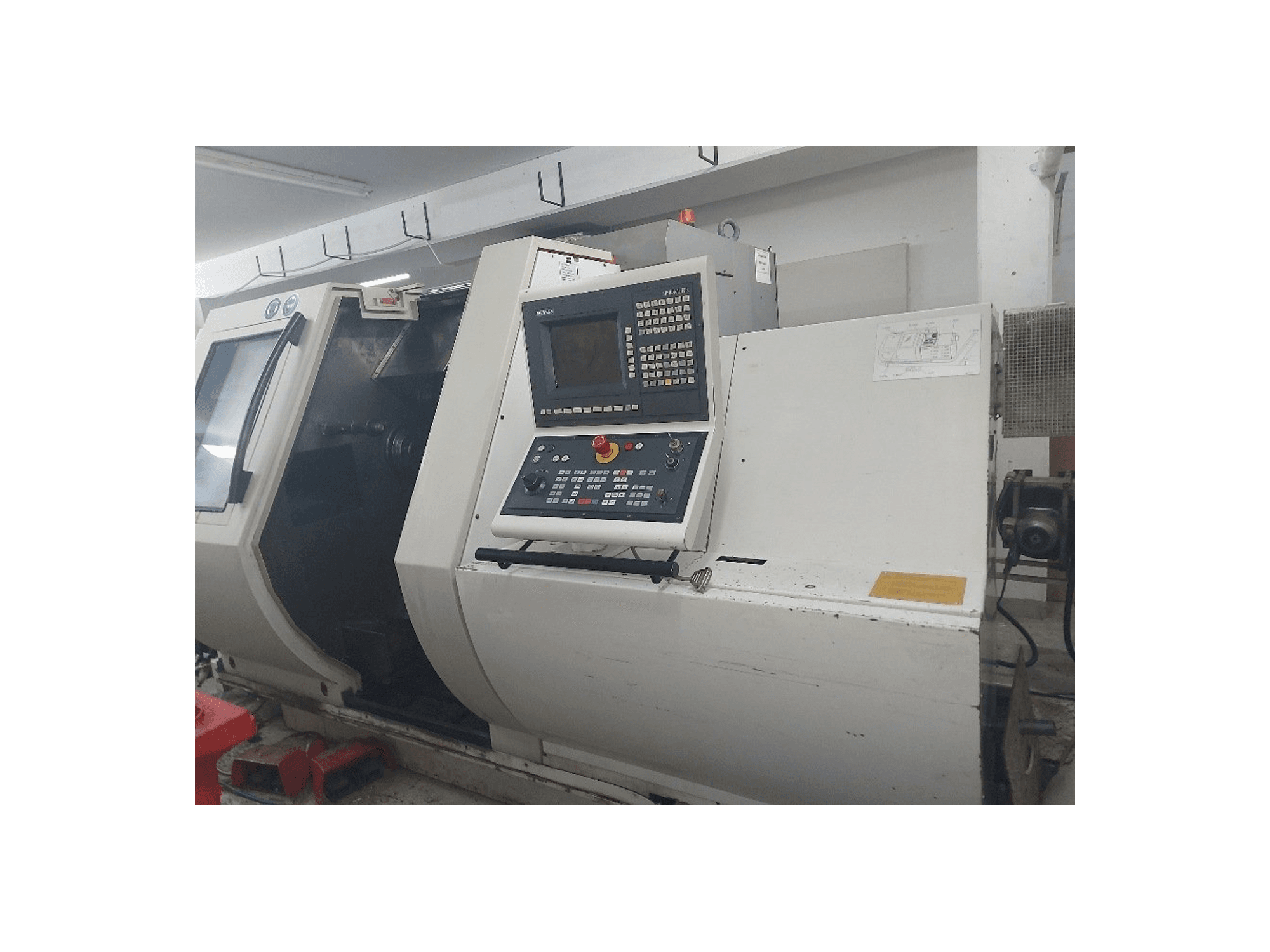 Front view of Gildemeister MF Twin 65 machine