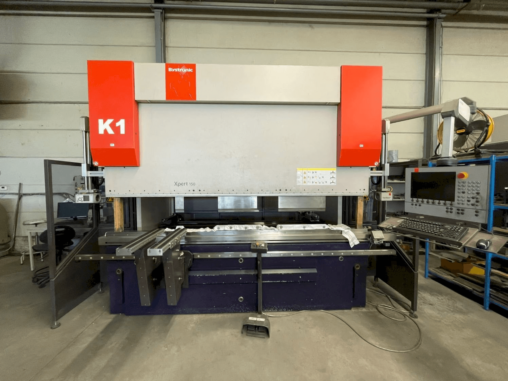 Front view of Bystronic Xpert 150 x 3100 machine