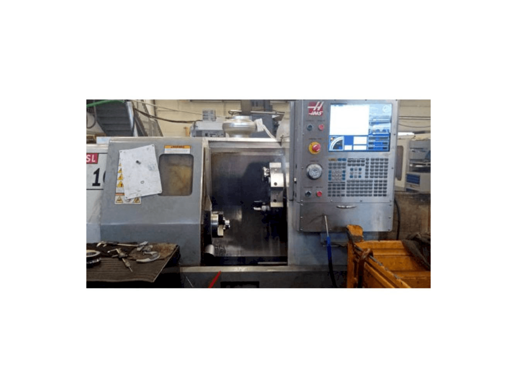 Front view of HAAS SL-10 machine