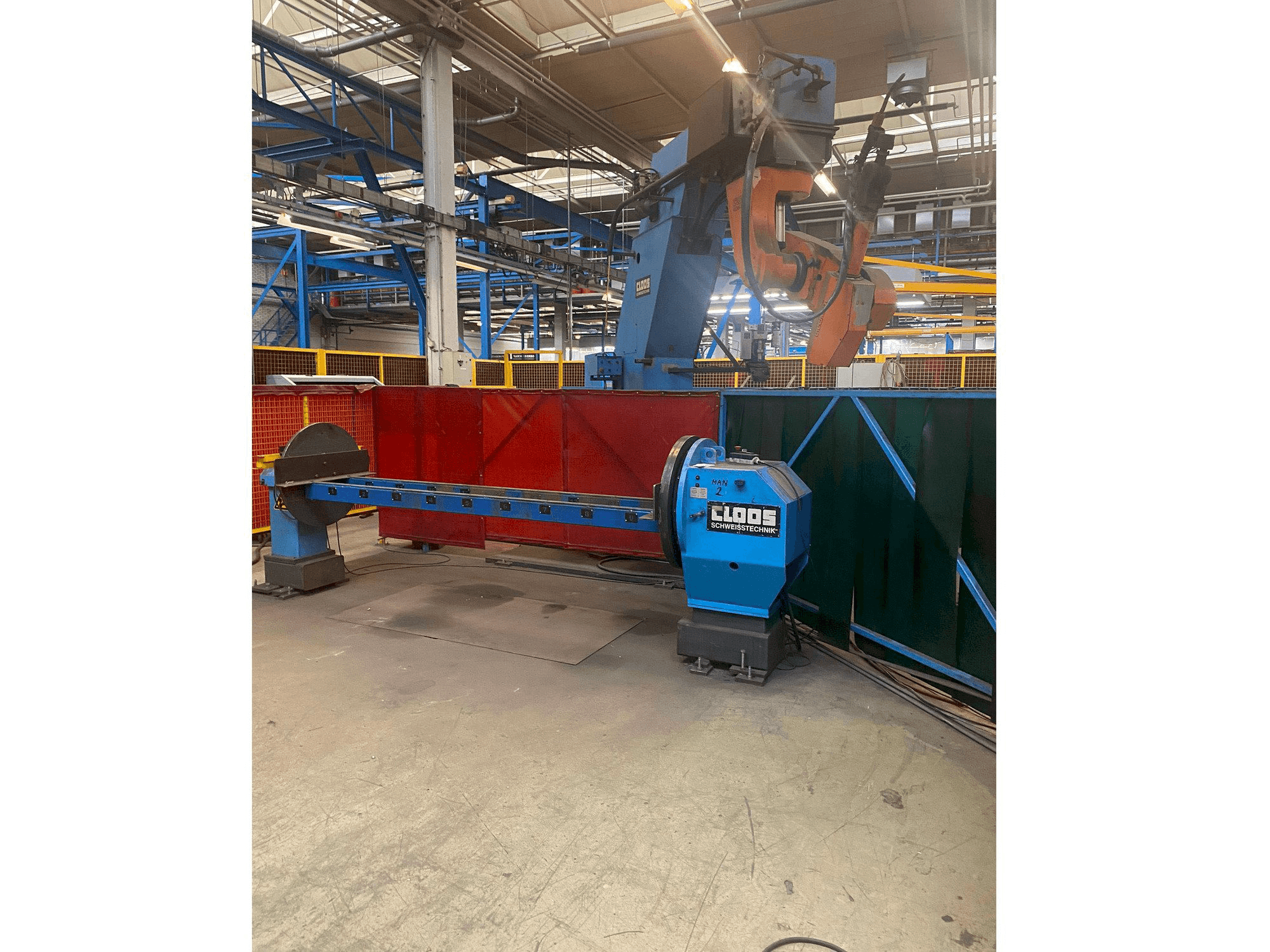 Front view of Carl Cloos Romat 310 C-Stander WPV-DP-5000N machine