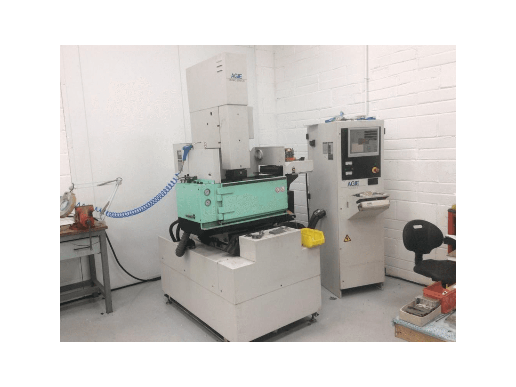 Front view of AGIE Mondo 20 Star machine