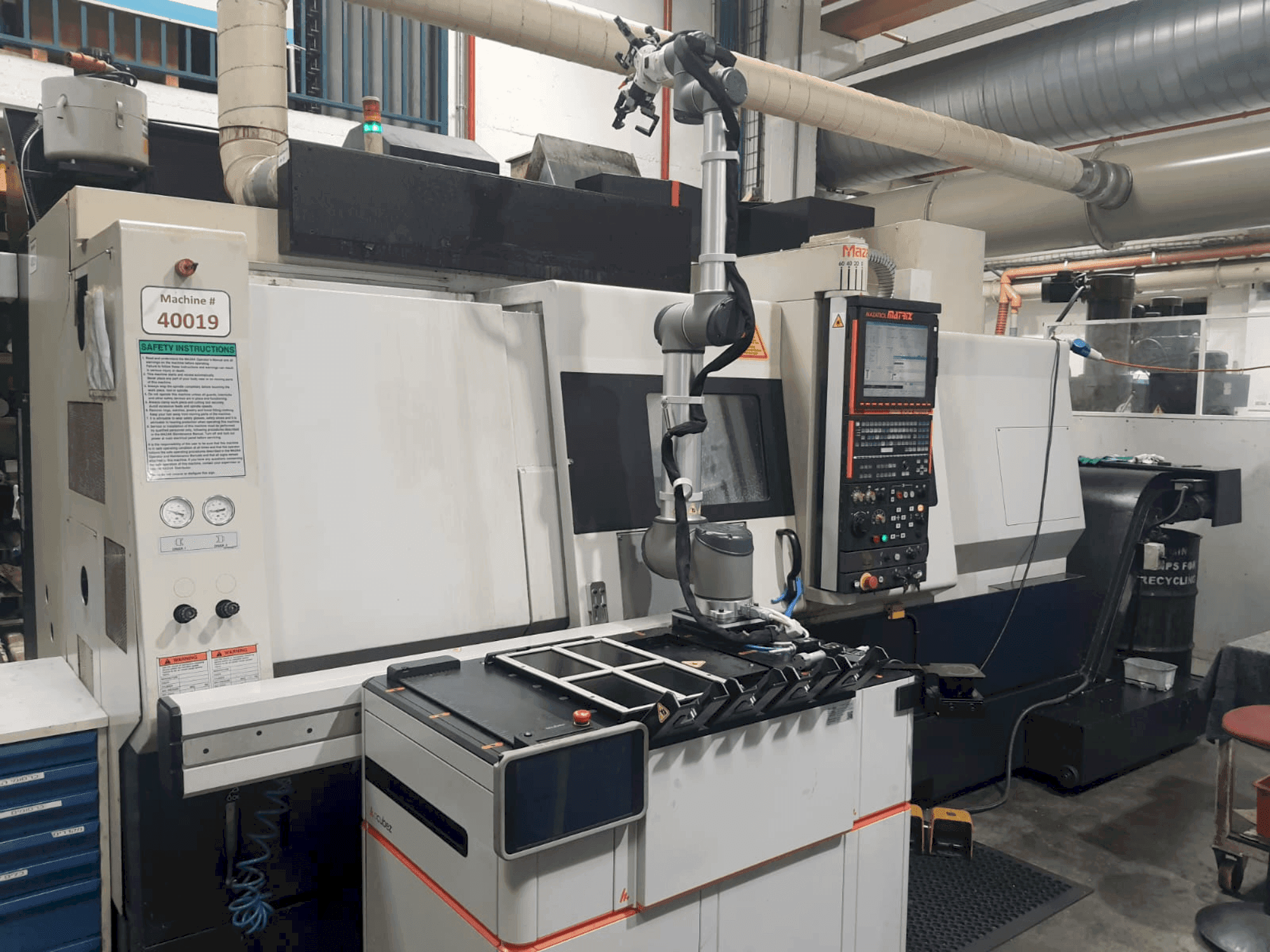 Front view of Mazak INTEGREX 200-IV ST machine