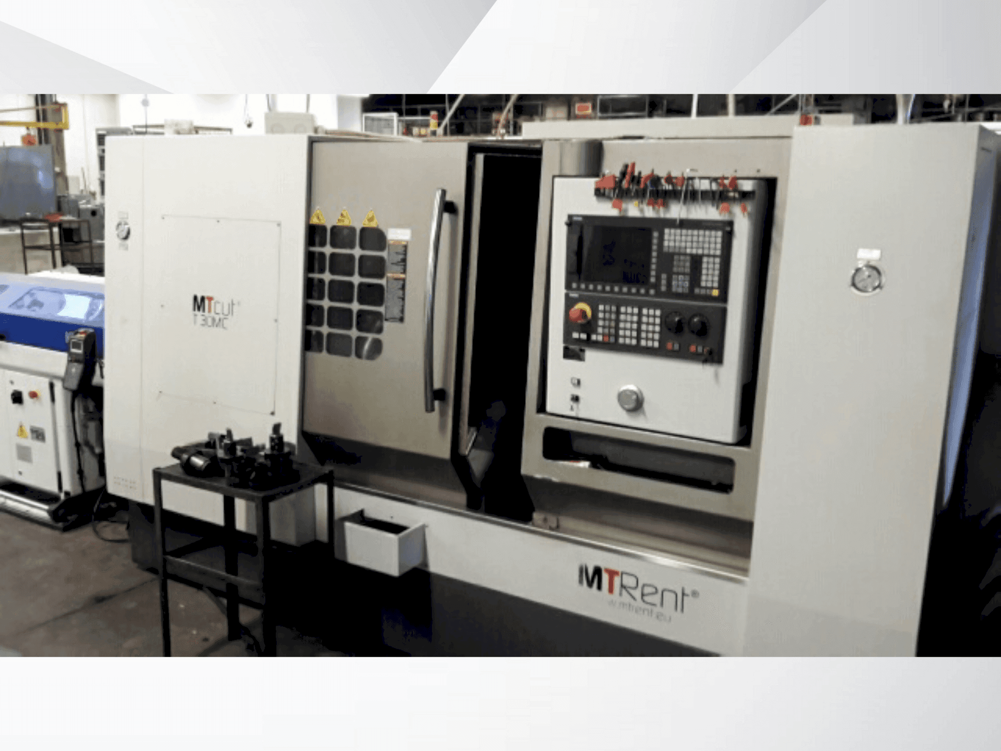 Front view of MTRent T30MC machine