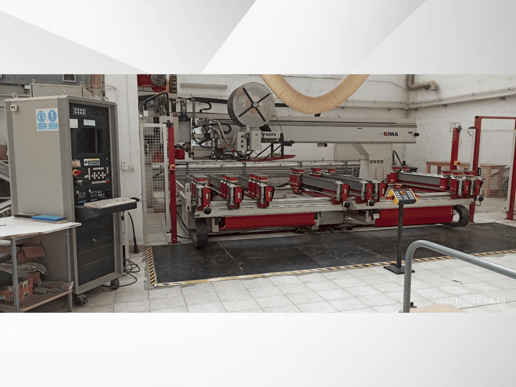 Front view of IMA BIMA P480V 180/480 machine
