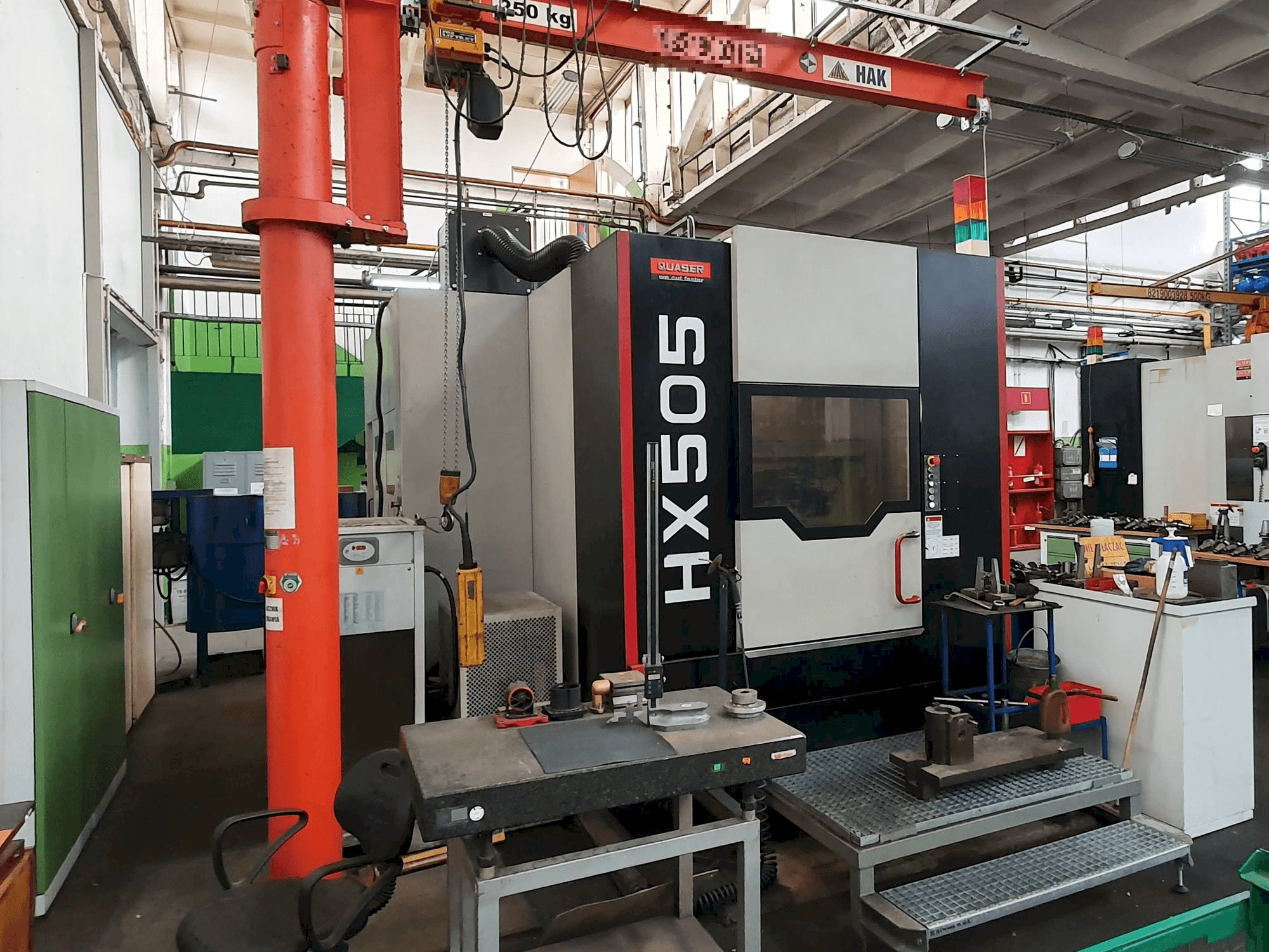 Front view of Quaser HX505 AP / 6B machine