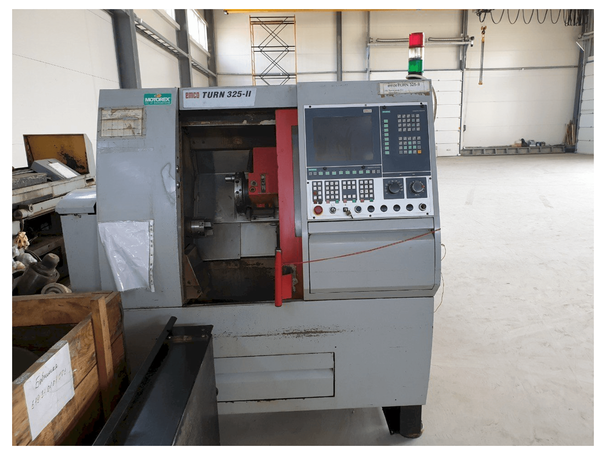 Front view of EMCO Turn 325-II machine