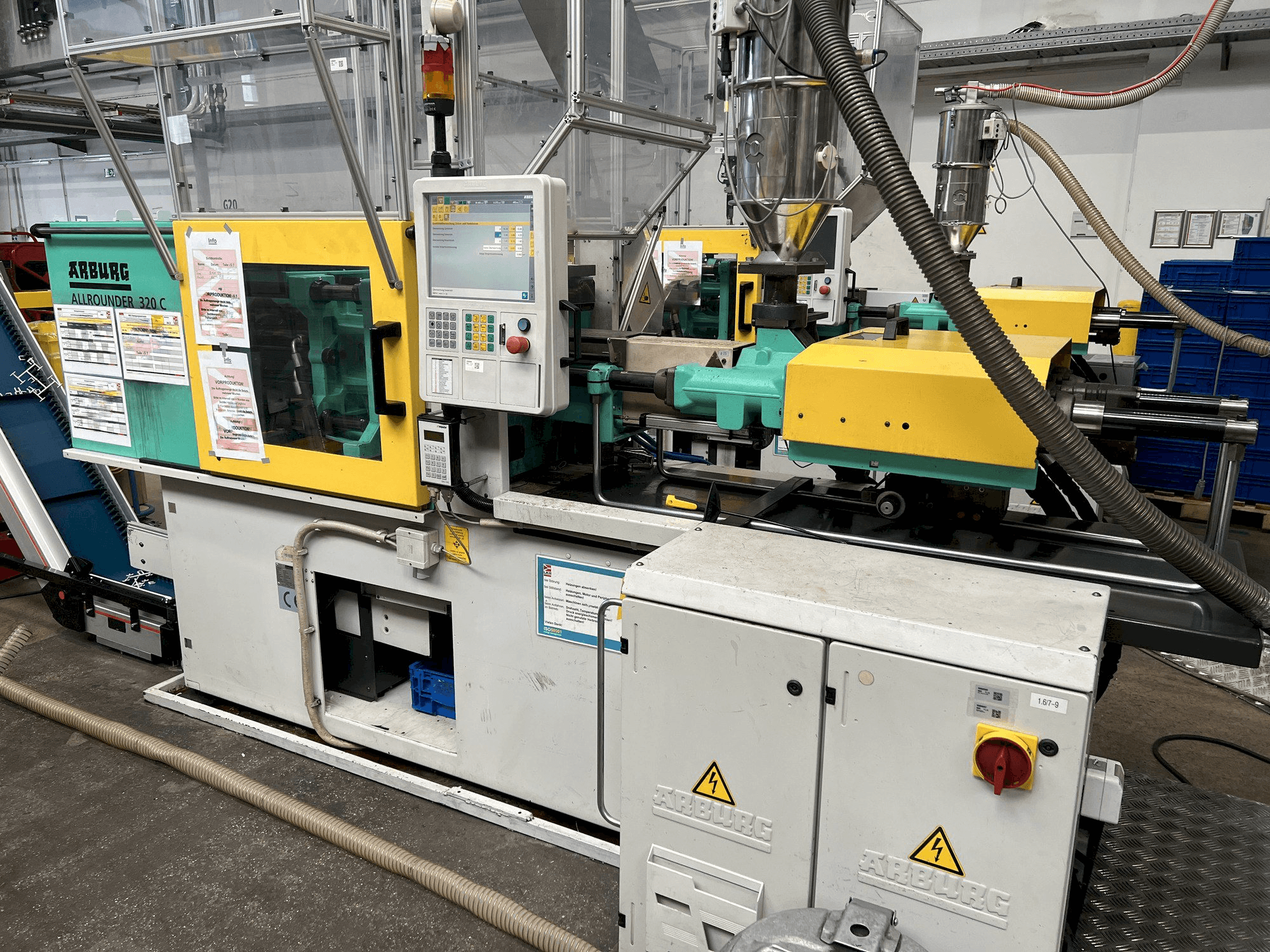 Front view of Arburg Allrounder 320C 500 - 170 machine