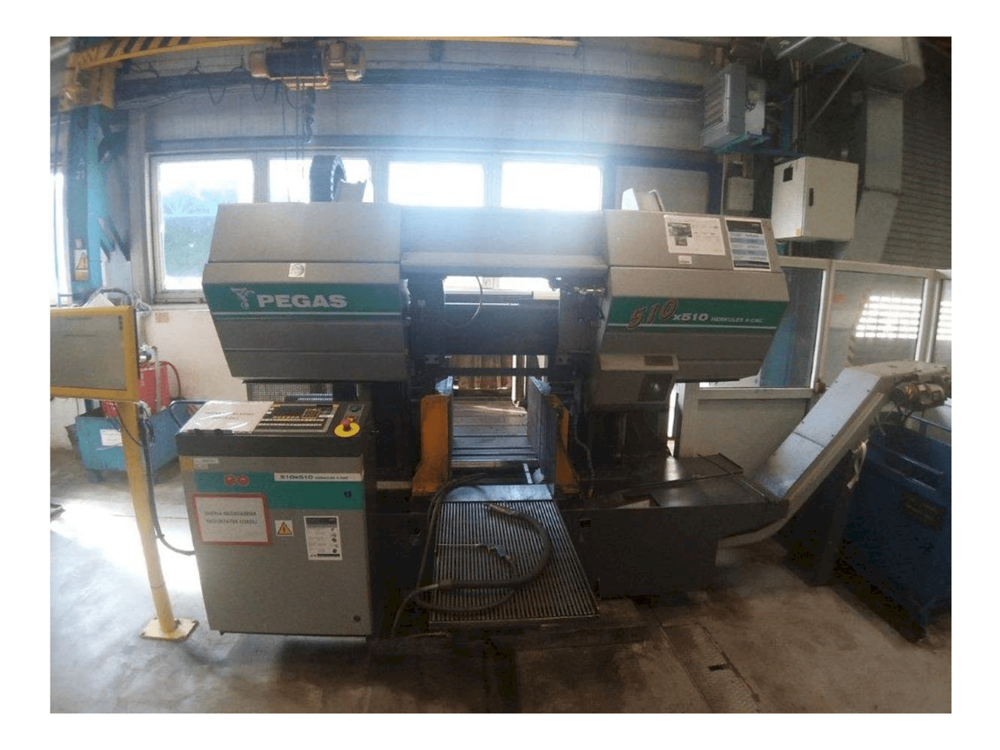 Front view of Pegas 510x510 Herkules X-CNC machine