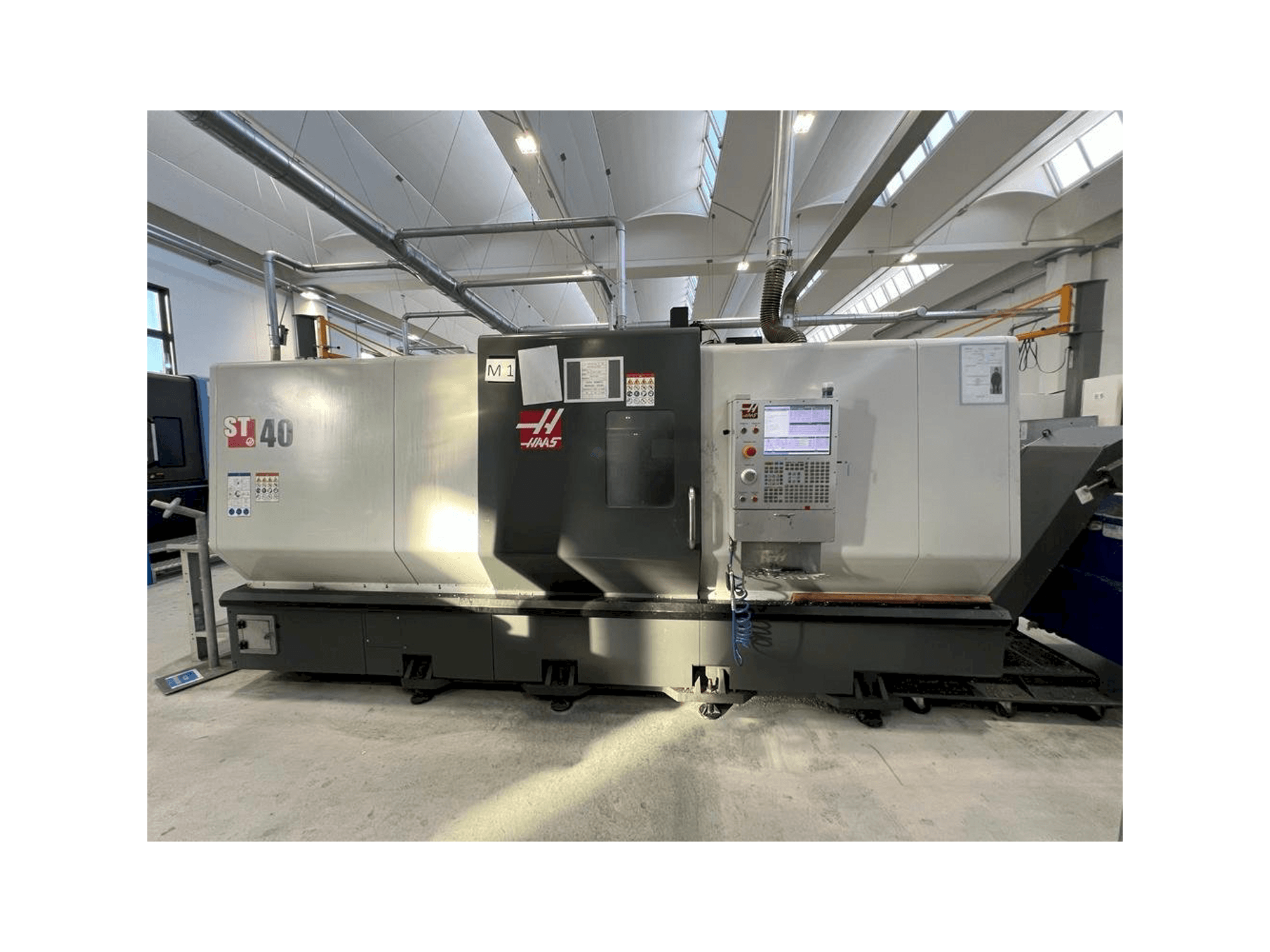 Front view of HAAS ST-40 machine