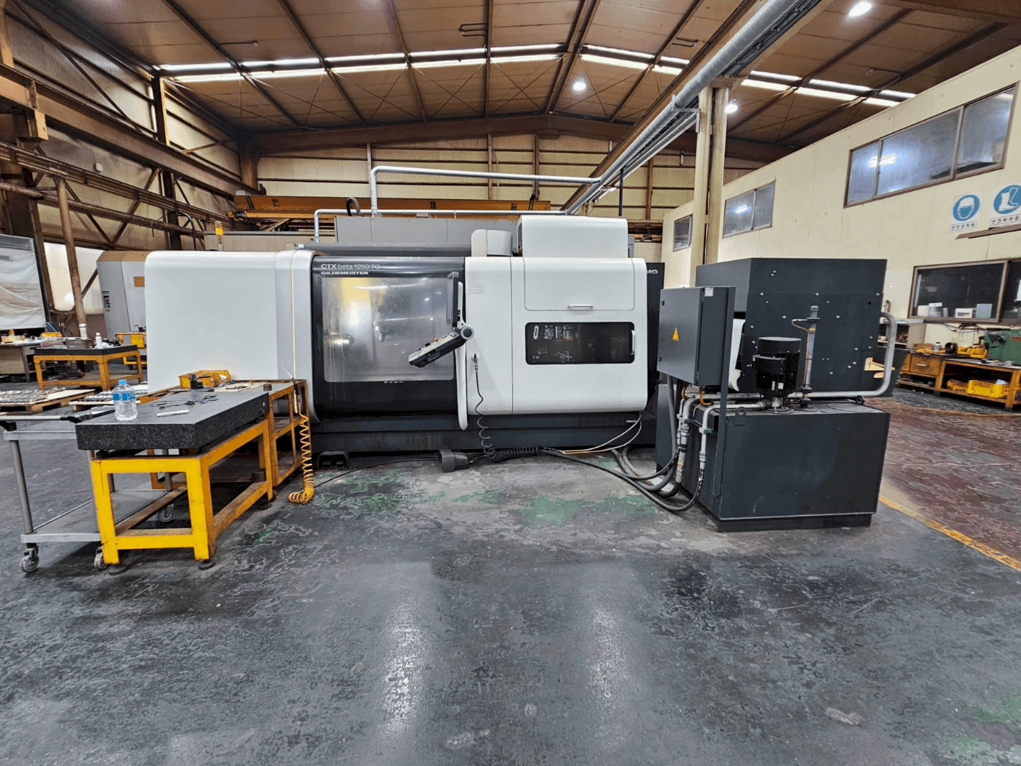 Front view of DMG MORI Gildemeister CTX 1250 TC machine