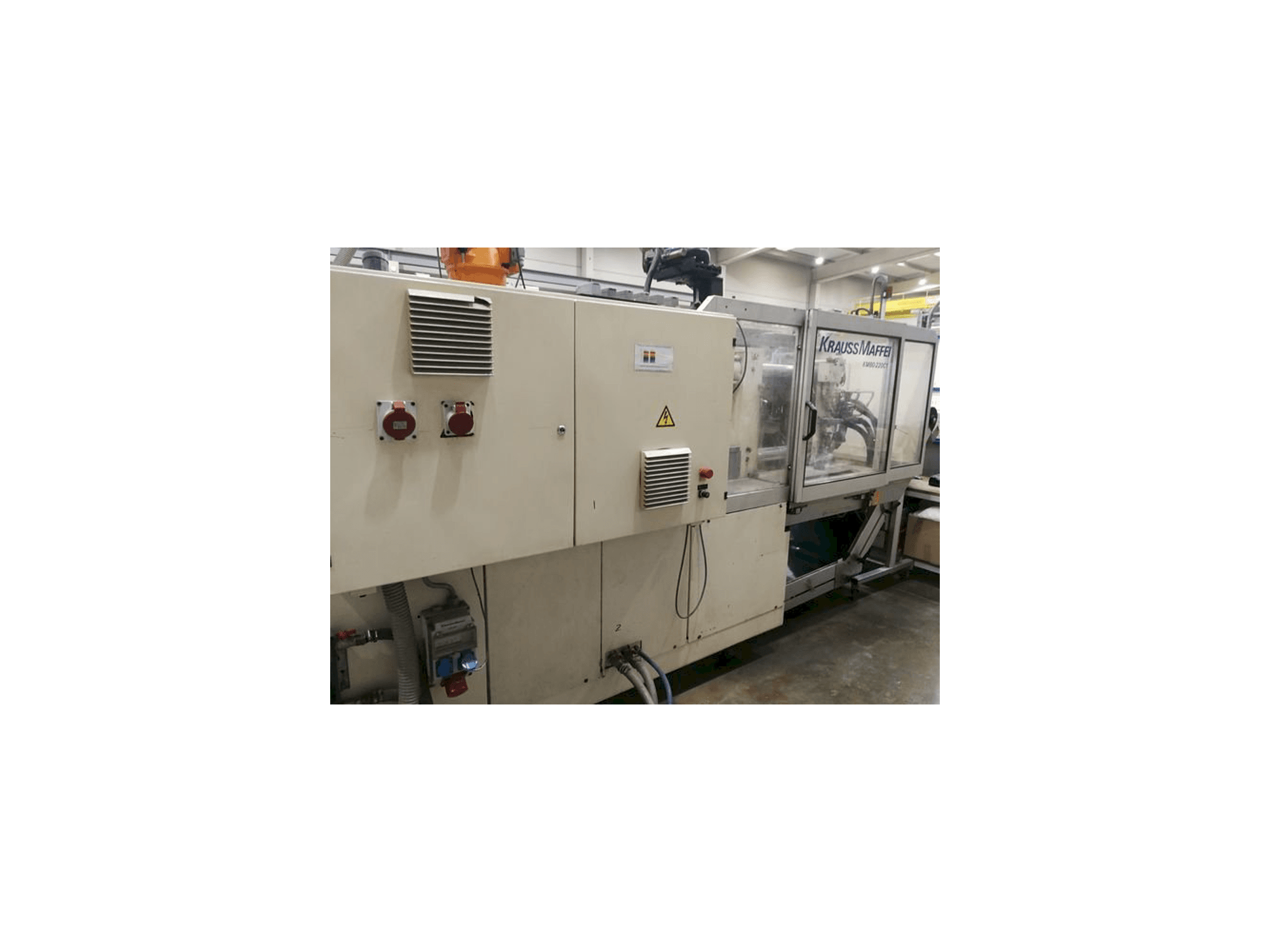 Front view of Krauss Maffei 80/220 C1 machine
