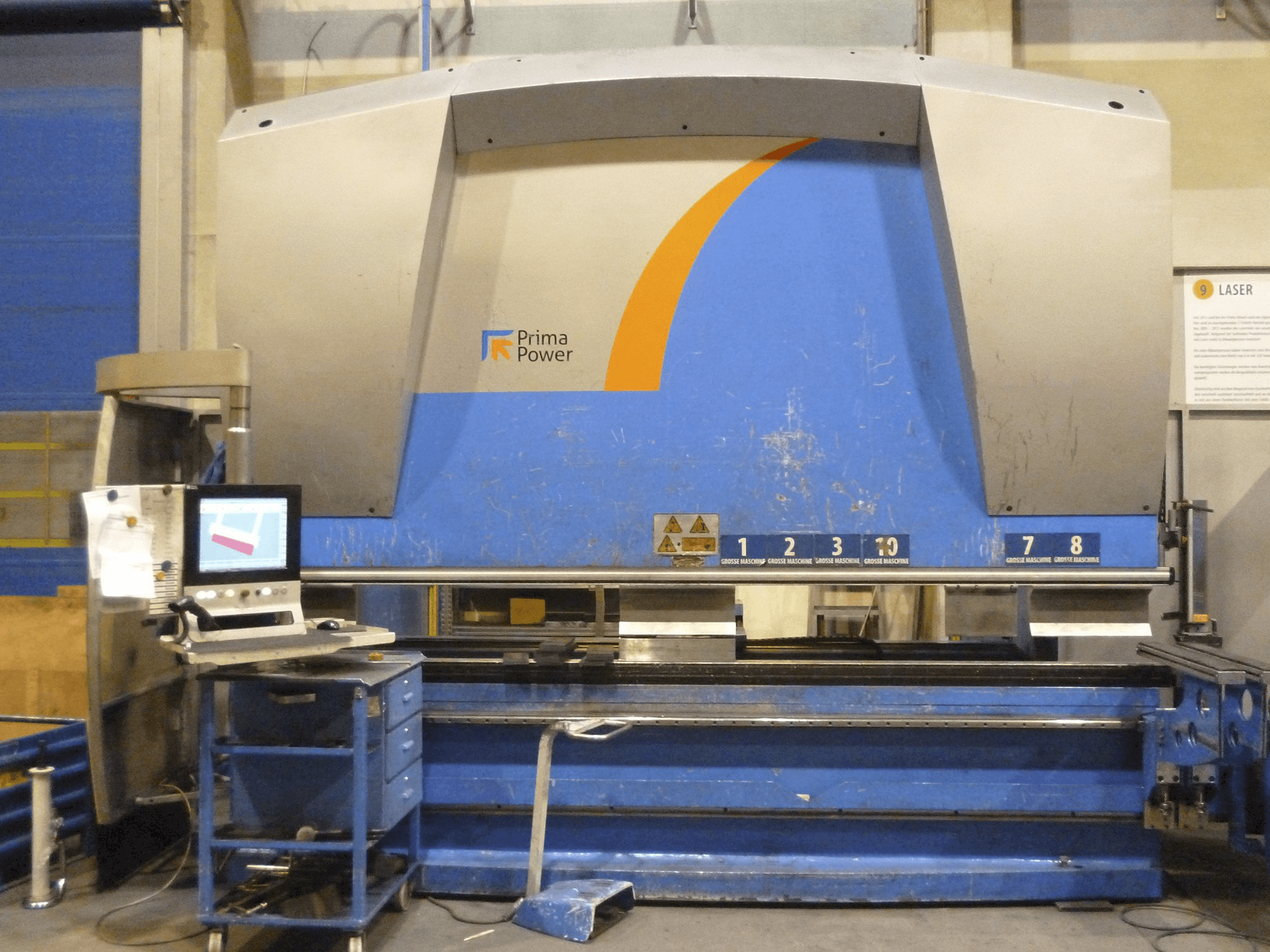 Front view of Prima Power PAO 32040 PLS Machine