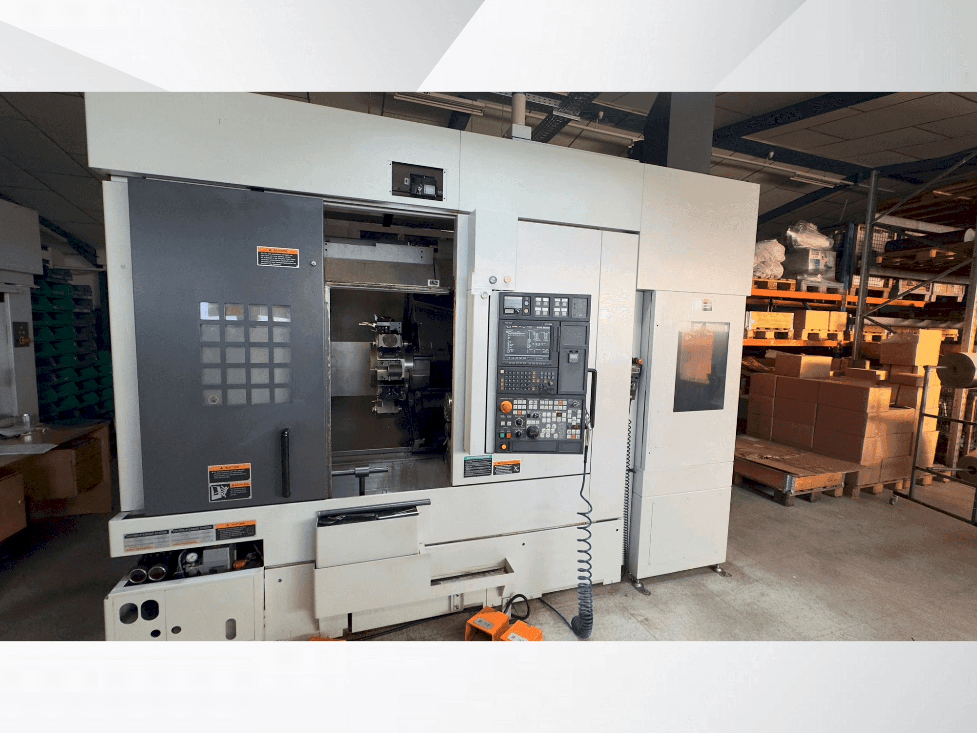Front view of MORI SEIKI NL 2000 SY /500 machine