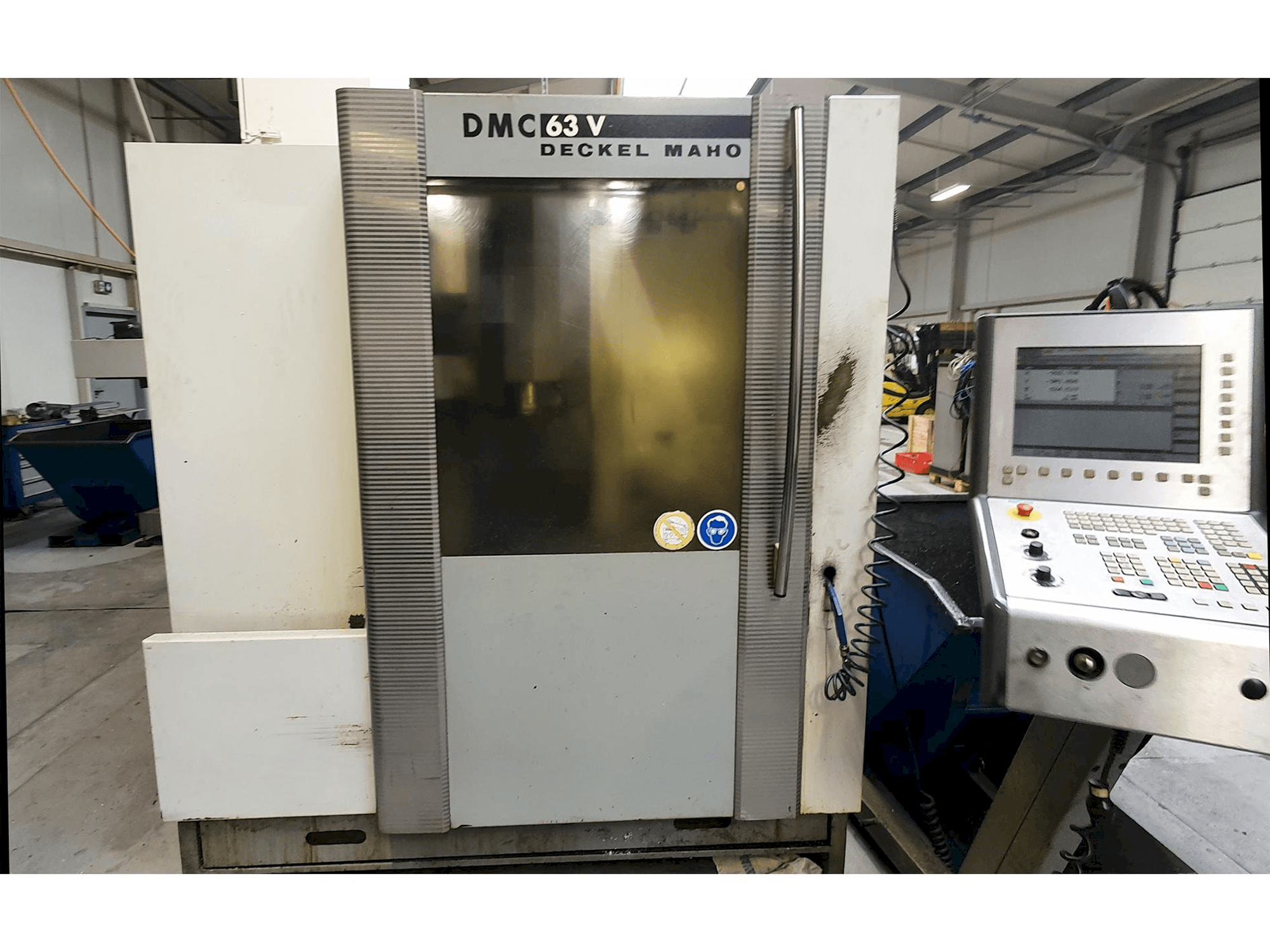 Front view of DECKEL MAHO DMC 63V machine