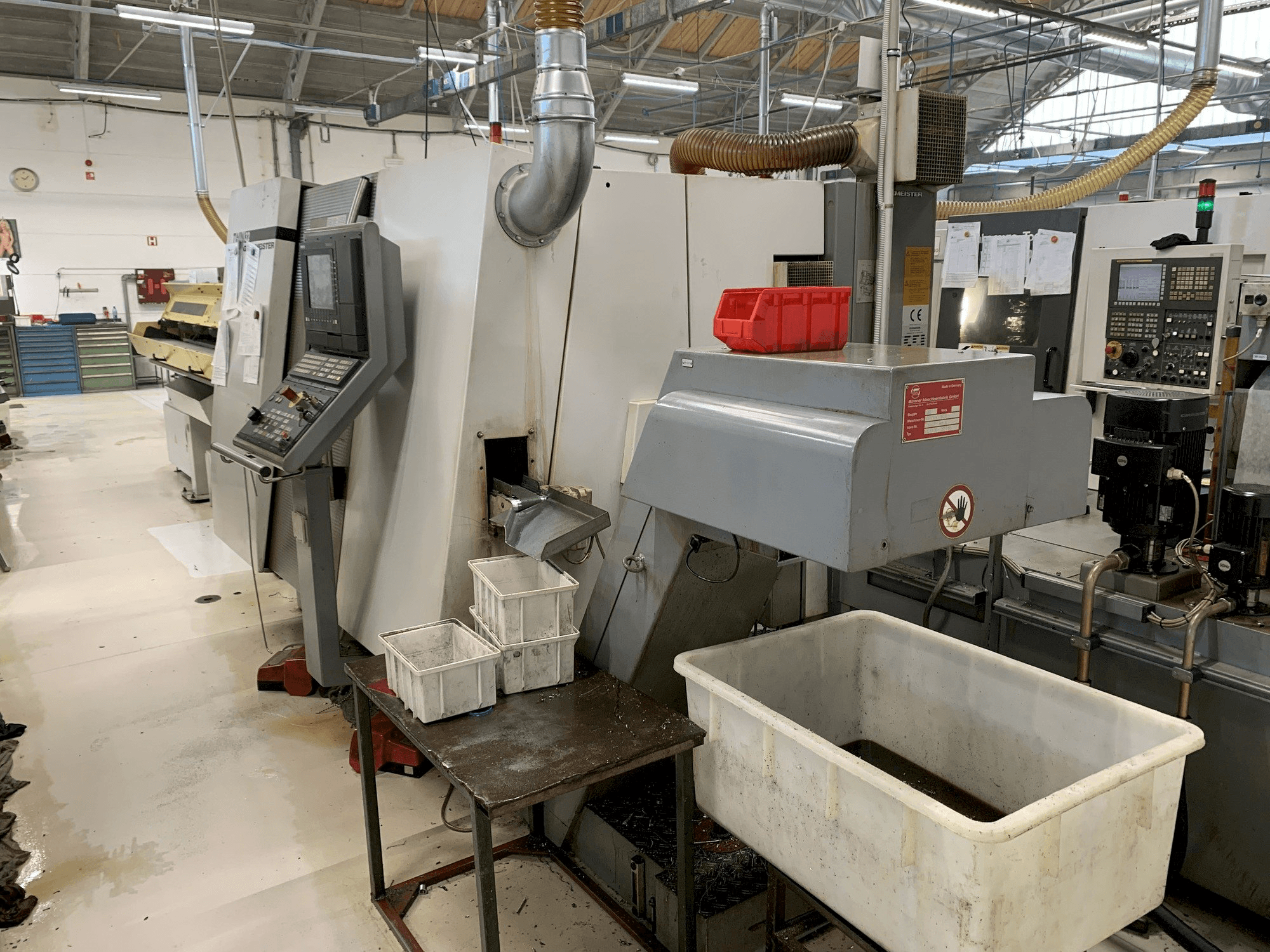 Front view of Gildemeister Twin 32 machine