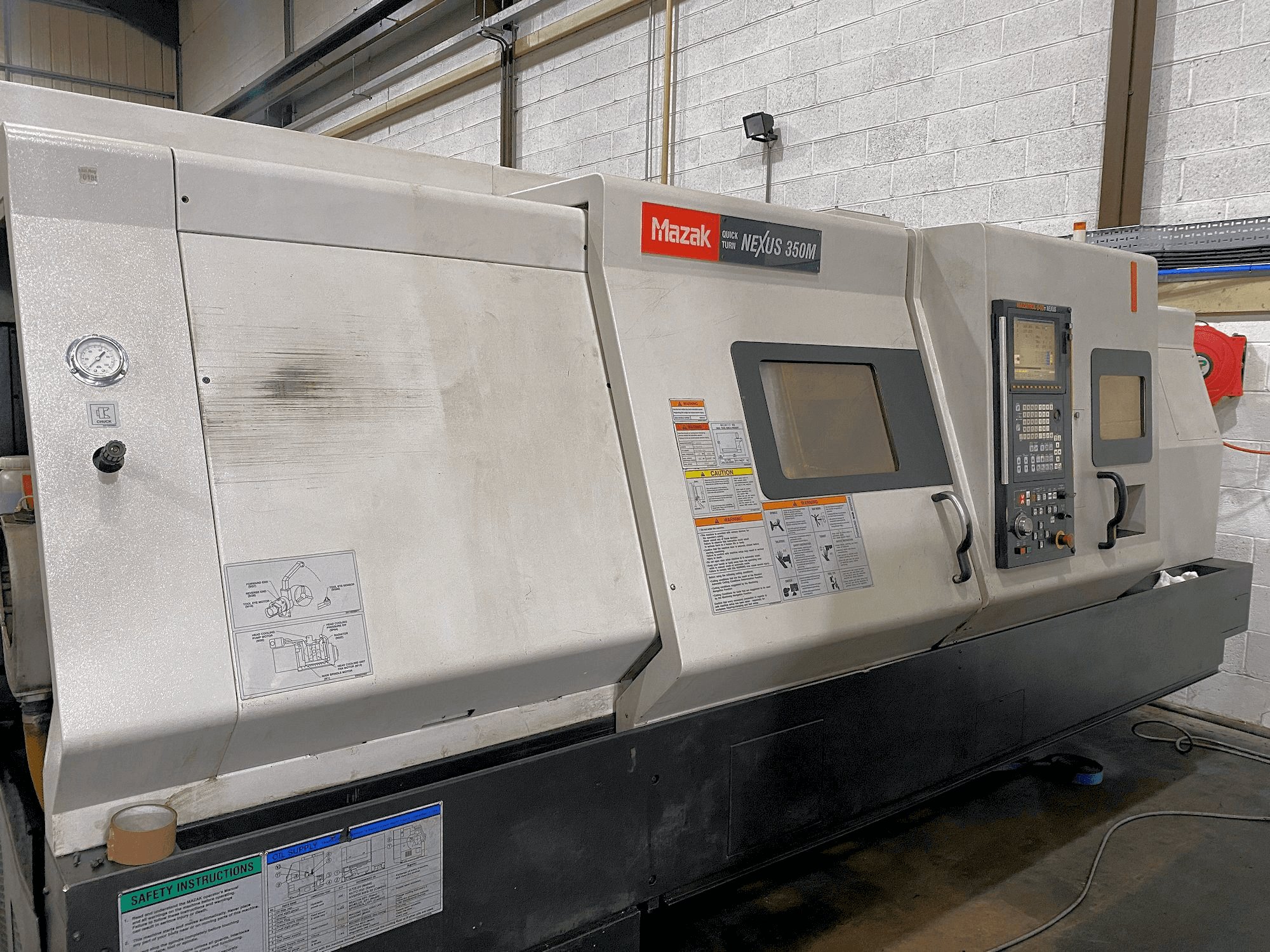 Front view of Mazak QUICK TURN NEXUS 350M machine