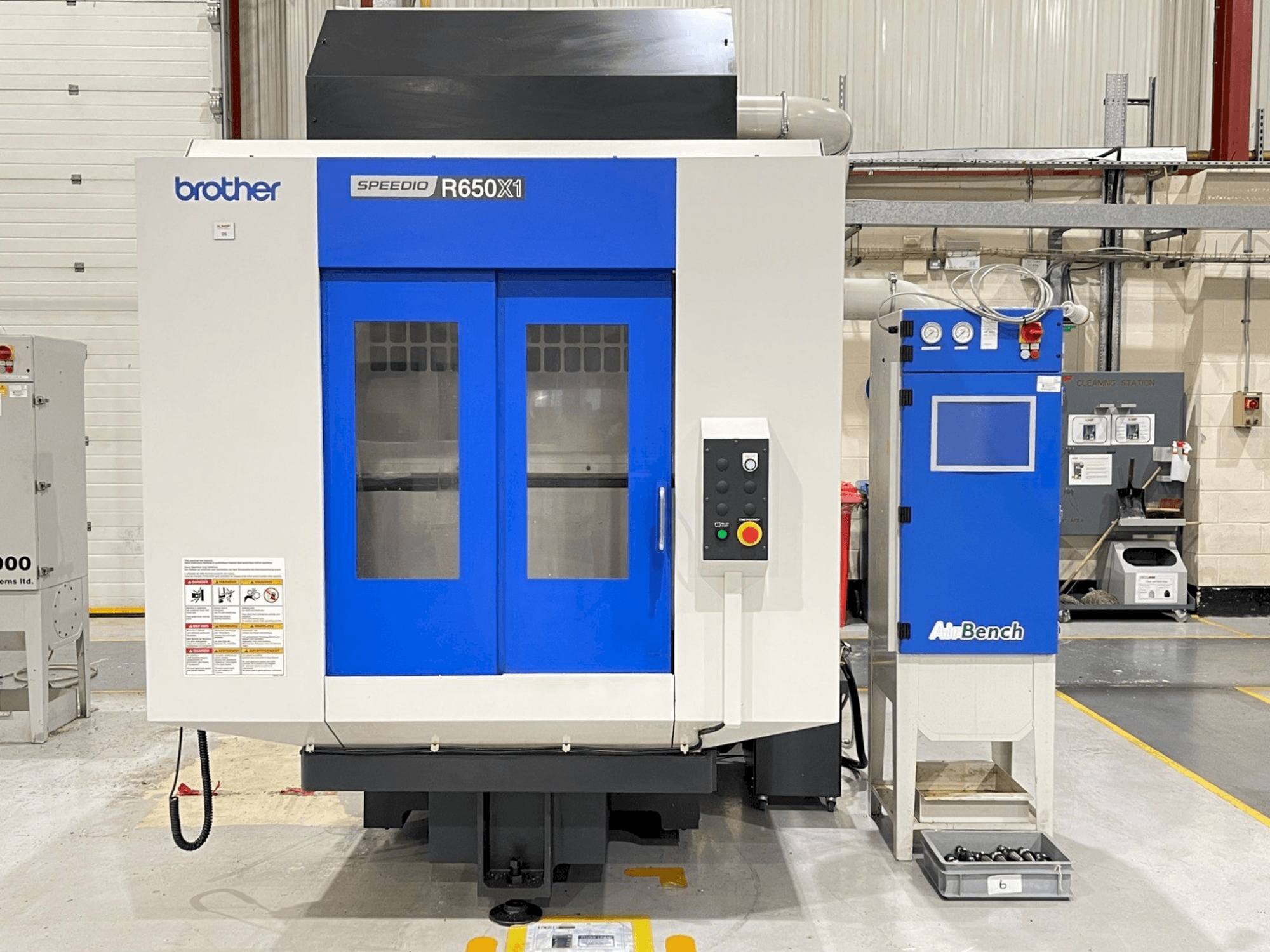 Front view of Brother SPEEDIO R650X1 machine