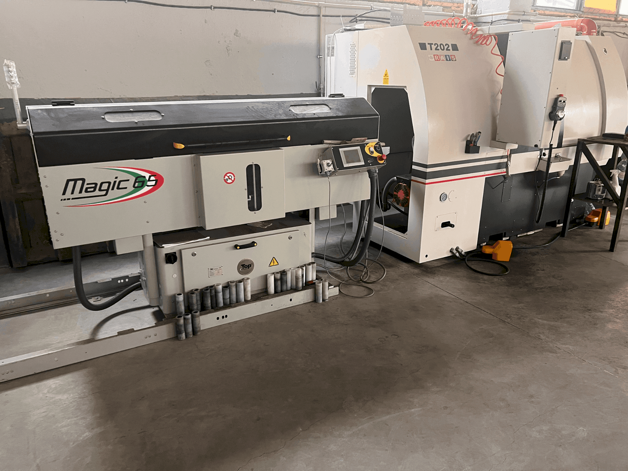 Front view of RAIS T202 machine