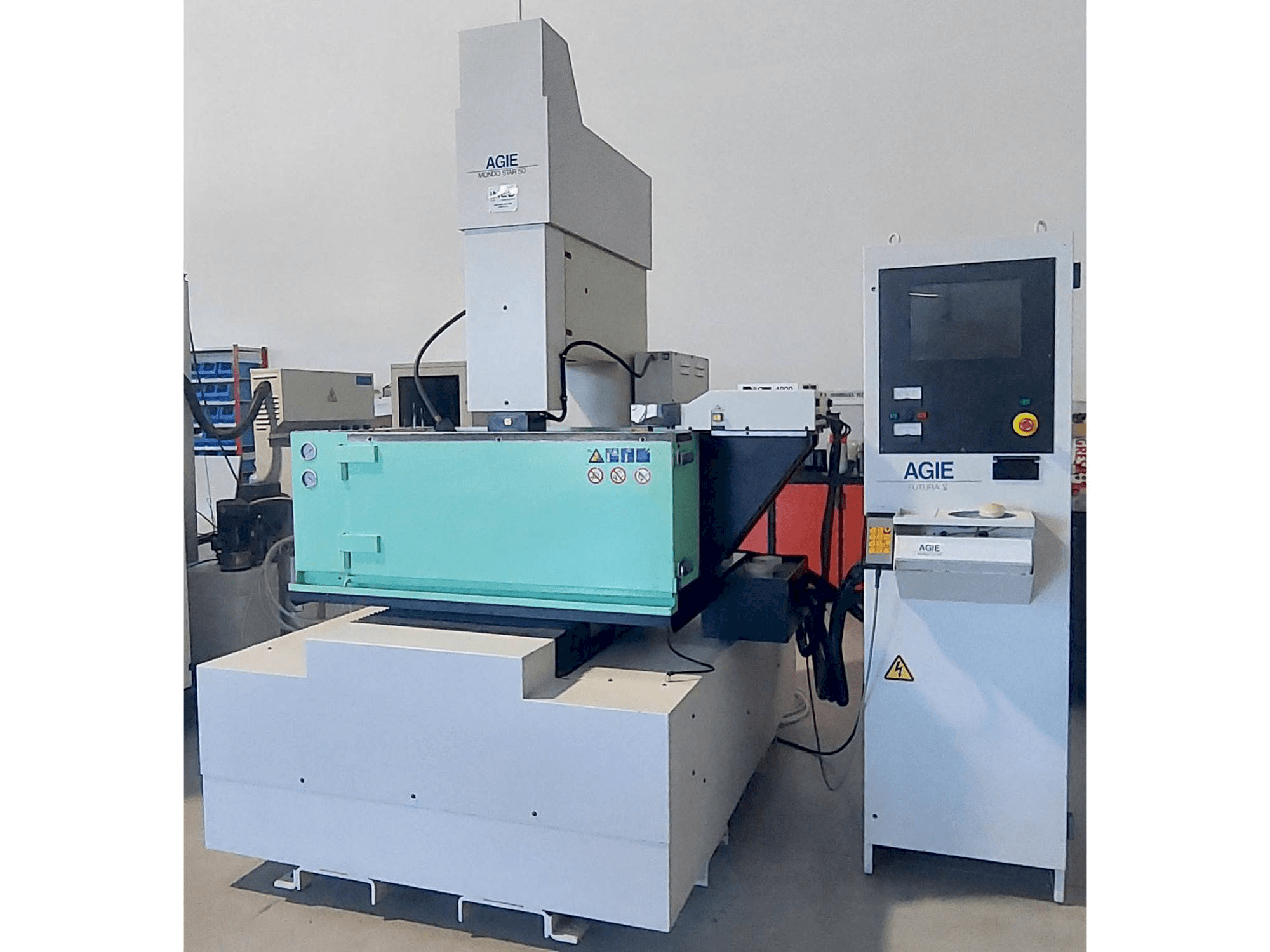 Front view of AGIE MONDO STAR 50 machine