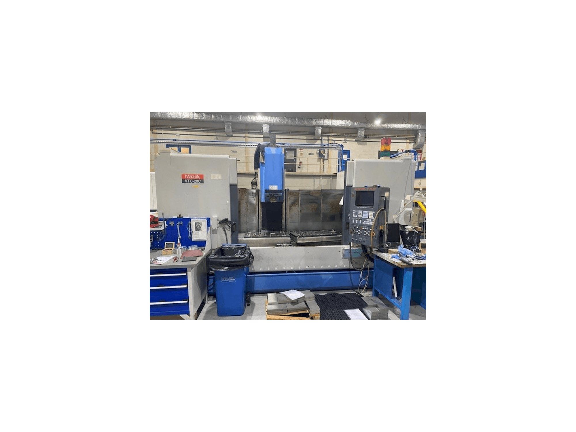 Front view of Mazak VTC-20C machine