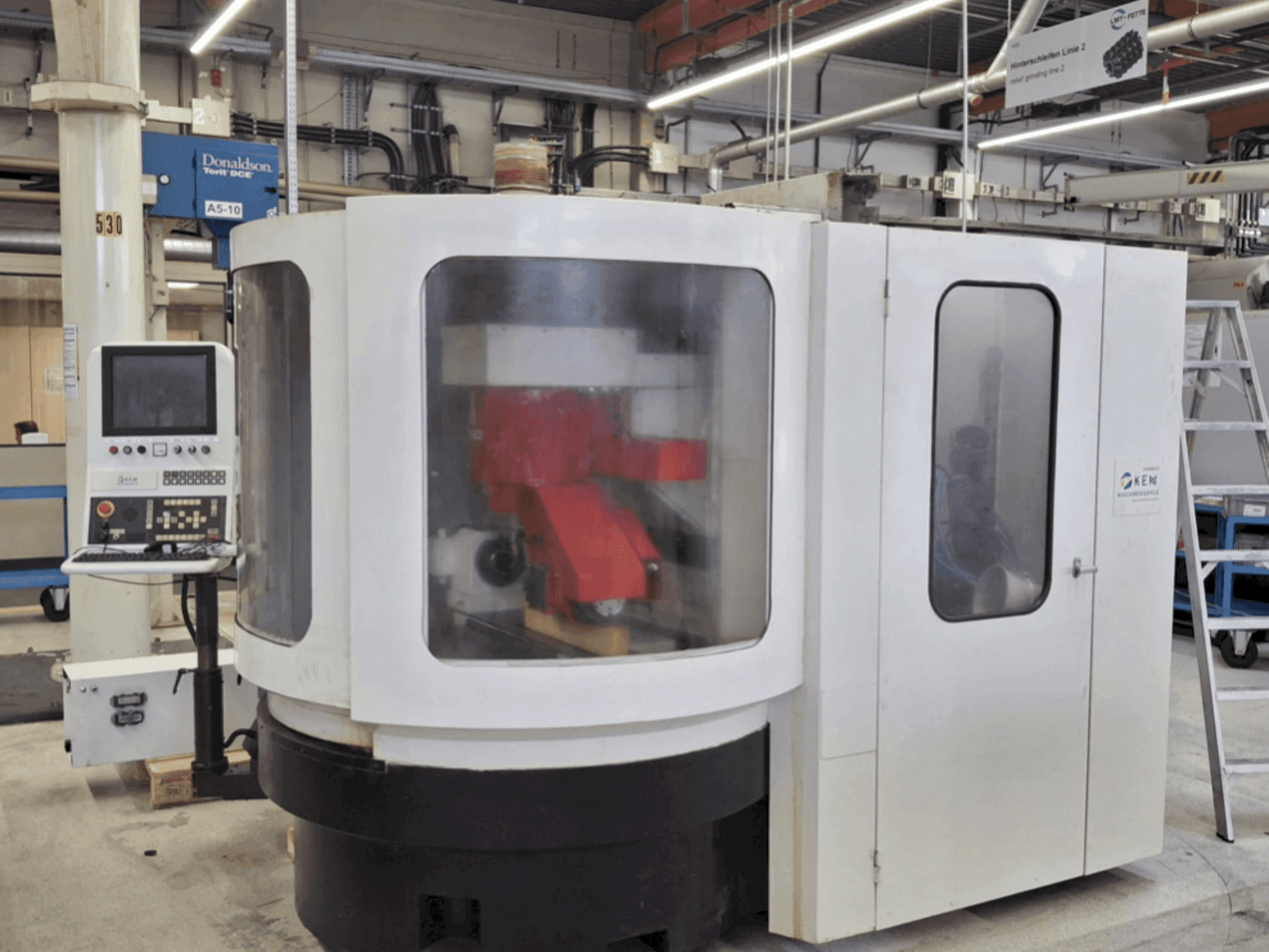 Front view of SAACKE UWIID machine