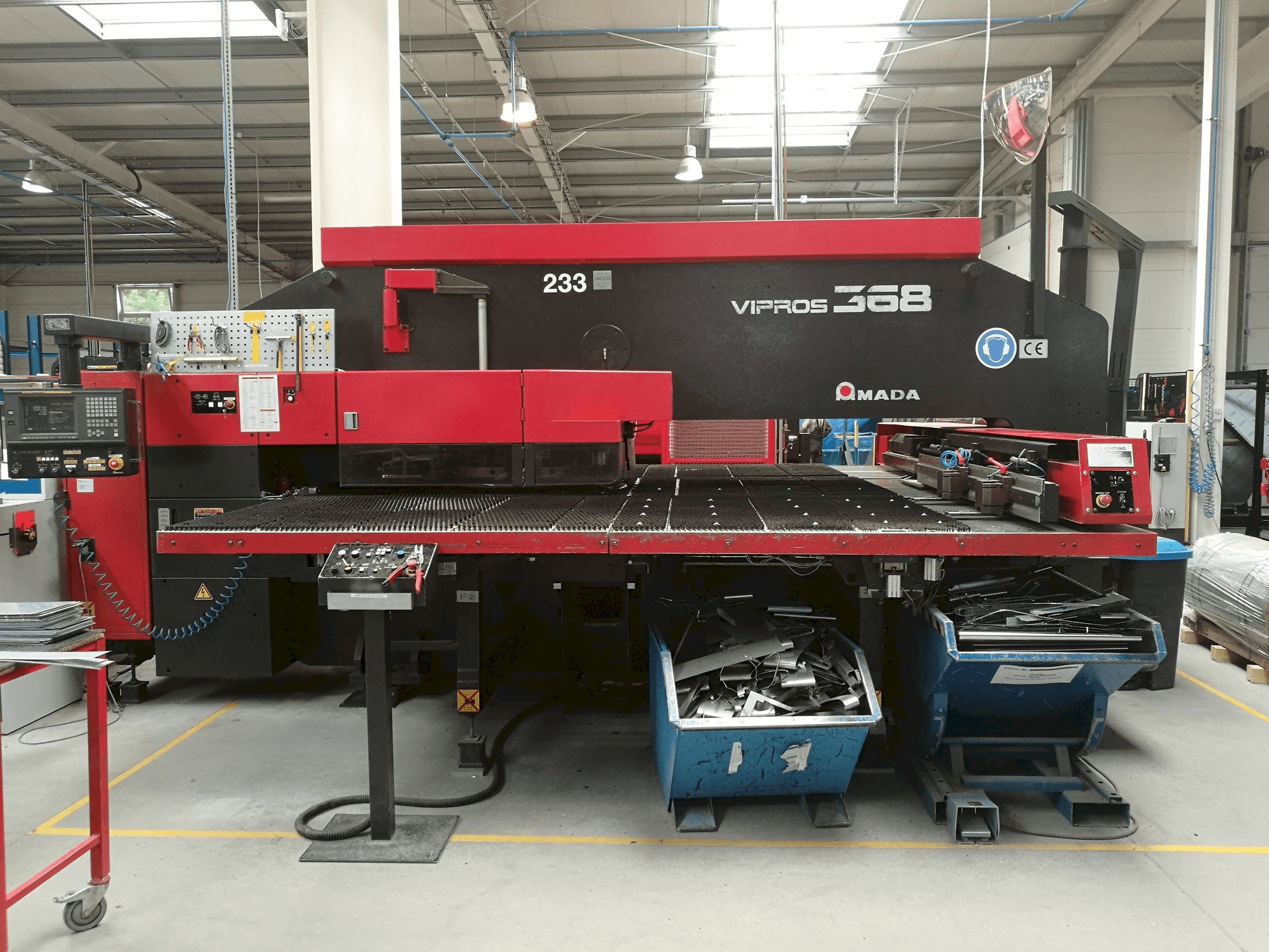 Front view of AMADA VIPROS 368 King machine