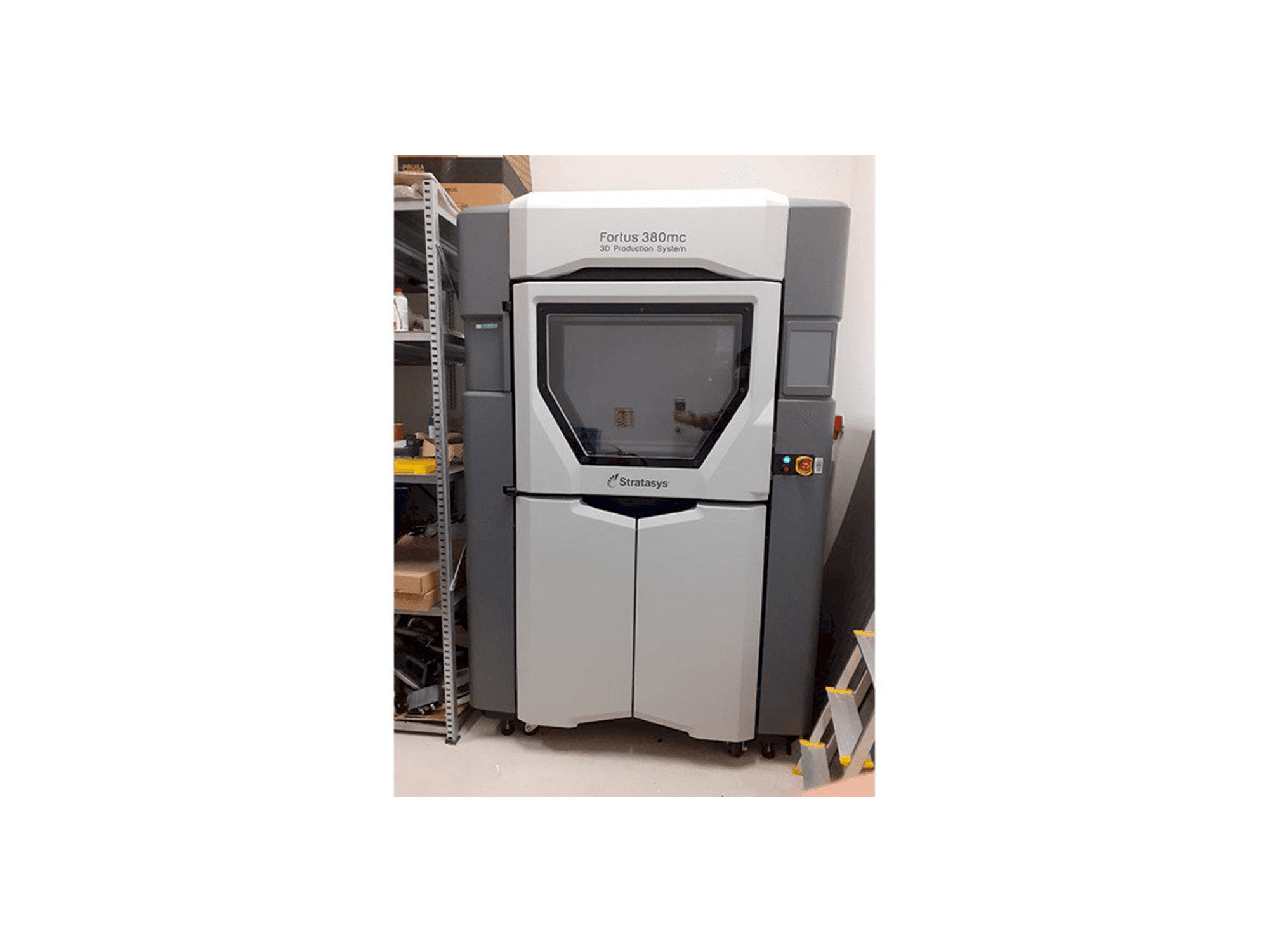 Front view of Stratasys Fortus 380MC machine