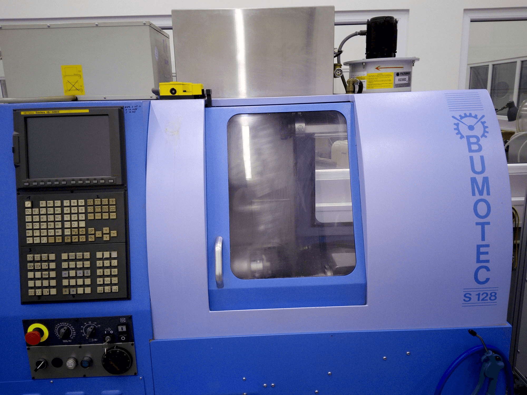 Front view of Bumotec S 128 machine