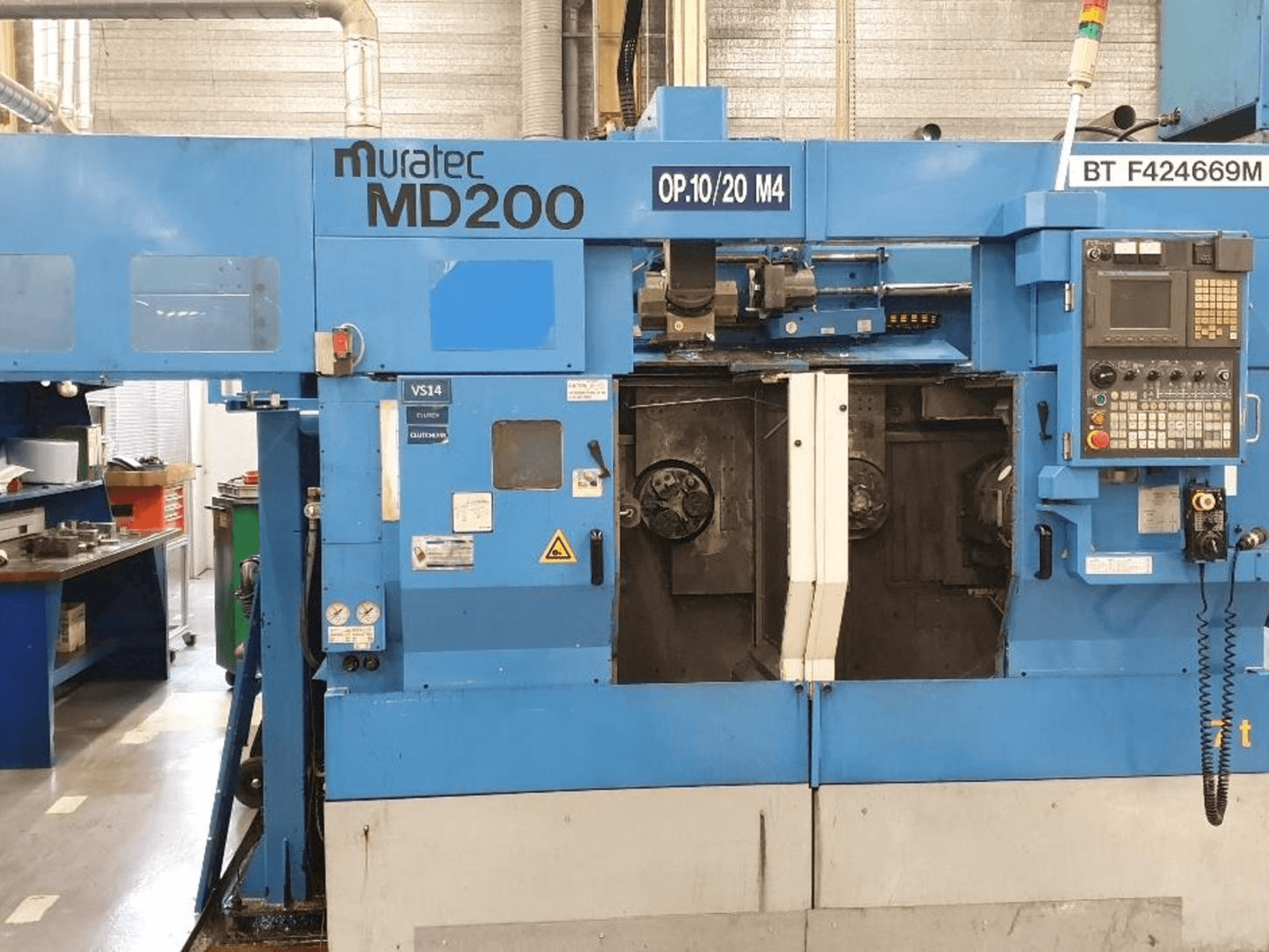 Front view of Muratec MD200 machine