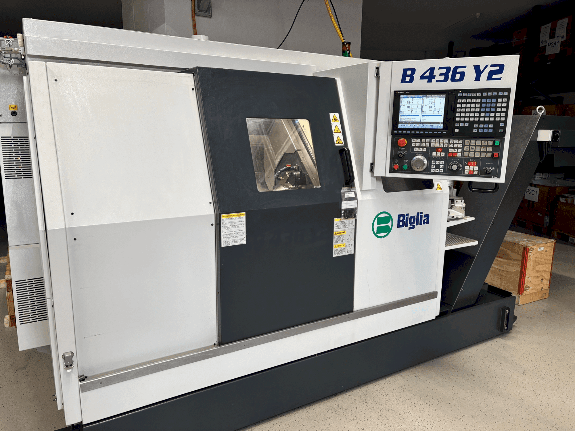 Front view of Biglia B436Y2 machine