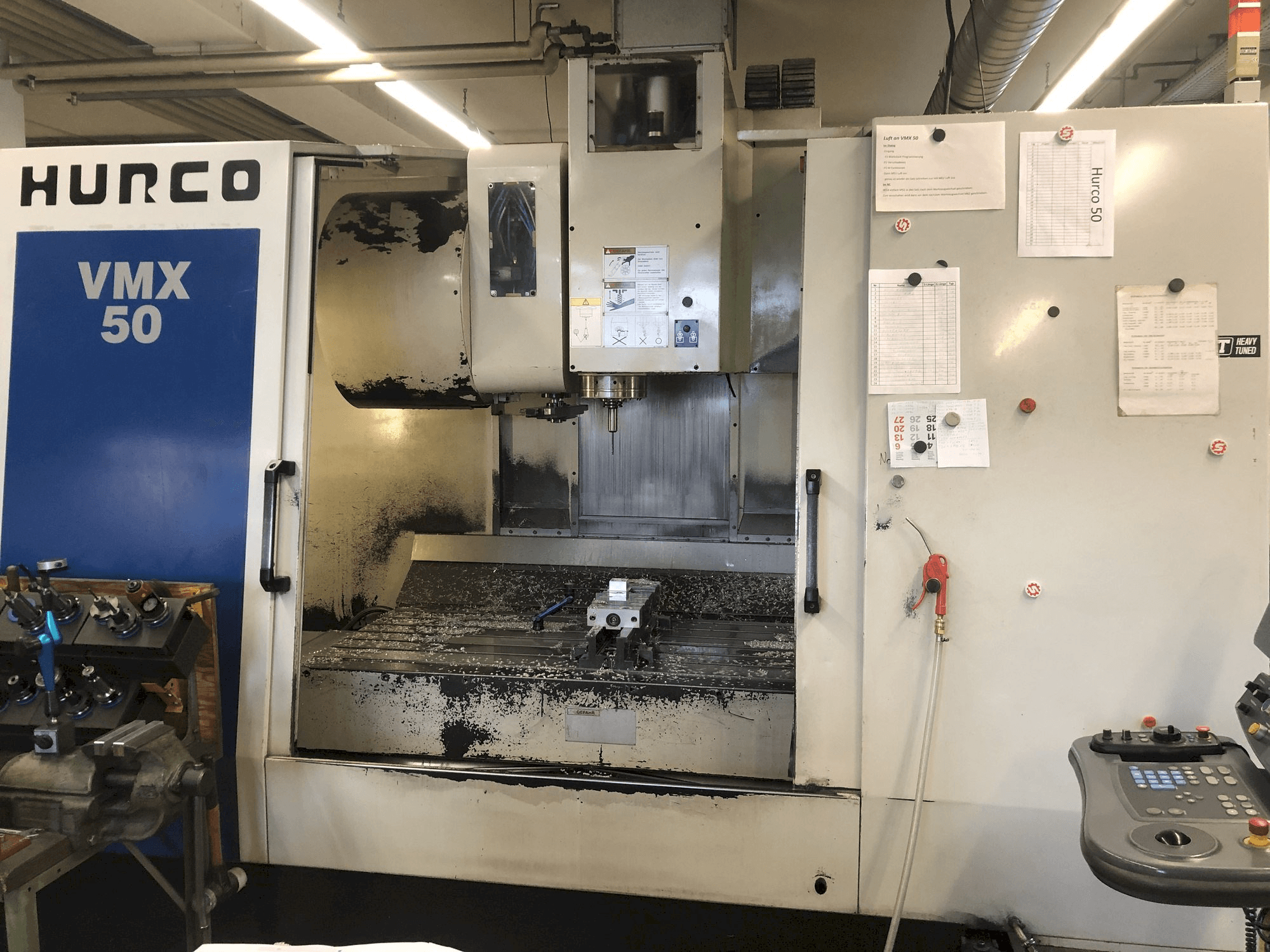 Front view of Hurco VMX 50 machine