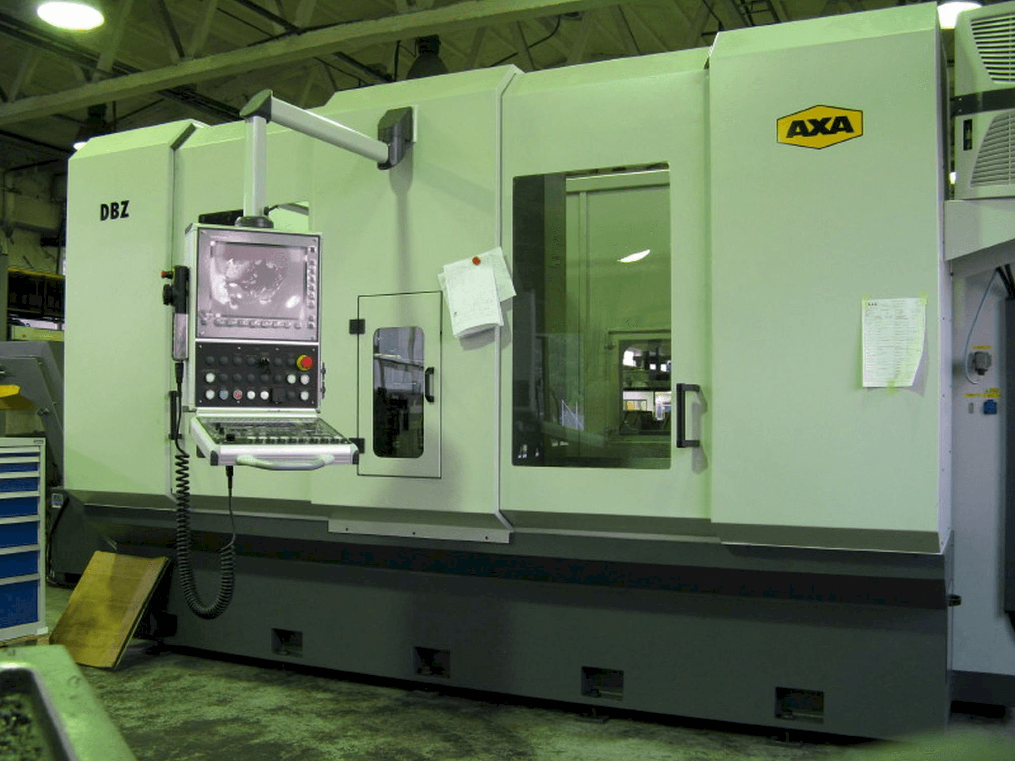 Front view of AXA DBZ machine