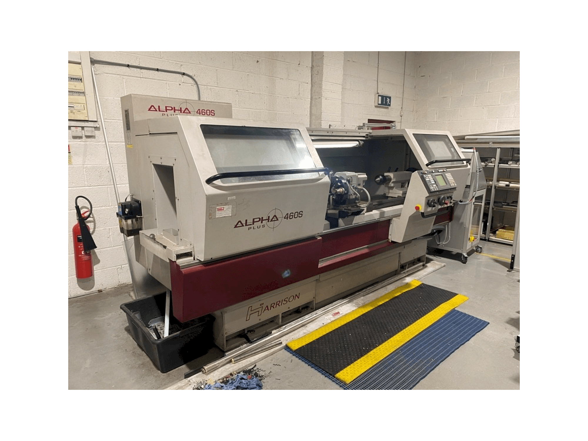 Front view of Harrison Alpha 460S Plus machine